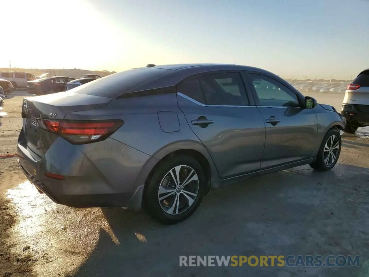 3 fotografías del automóvil dañado 3N1AB8CV1LY300342 NISSAN SENTRA 2020