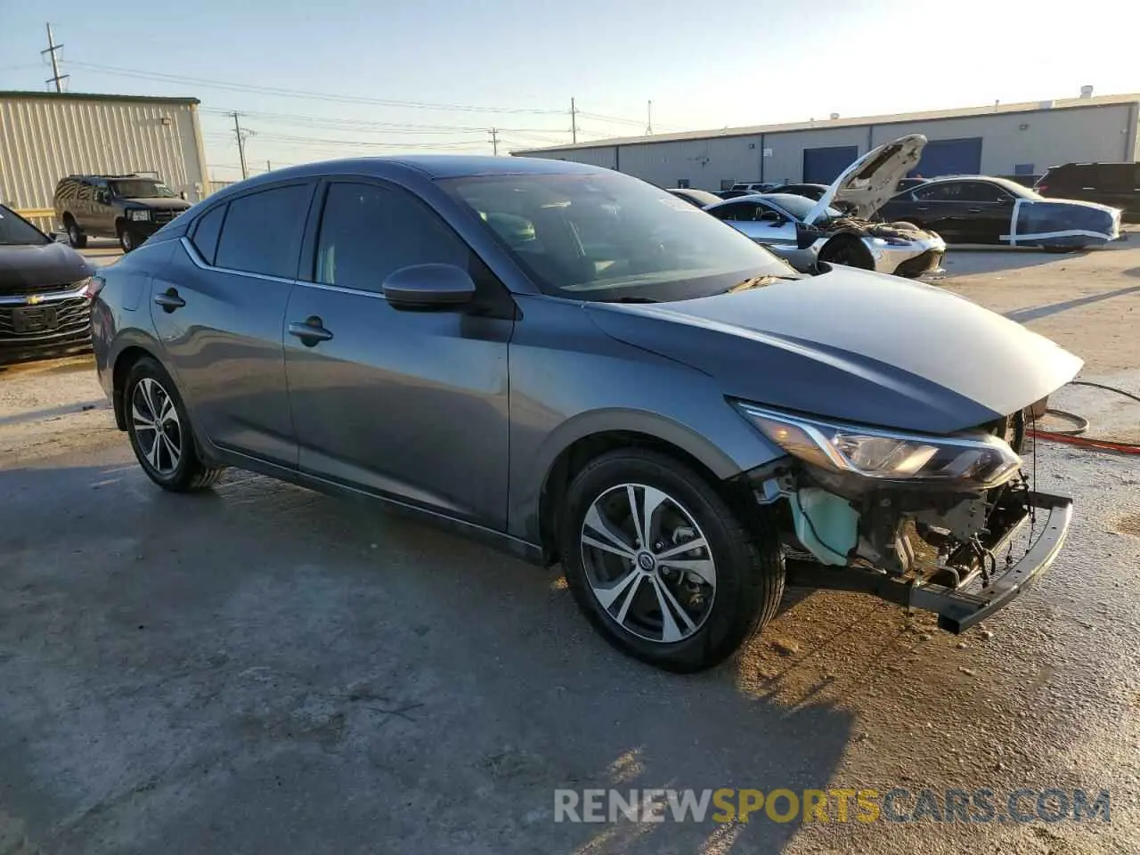 4 fotografías del automóvil dañado 3N1AB8CV1LY300342 NISSAN SENTRA 2020