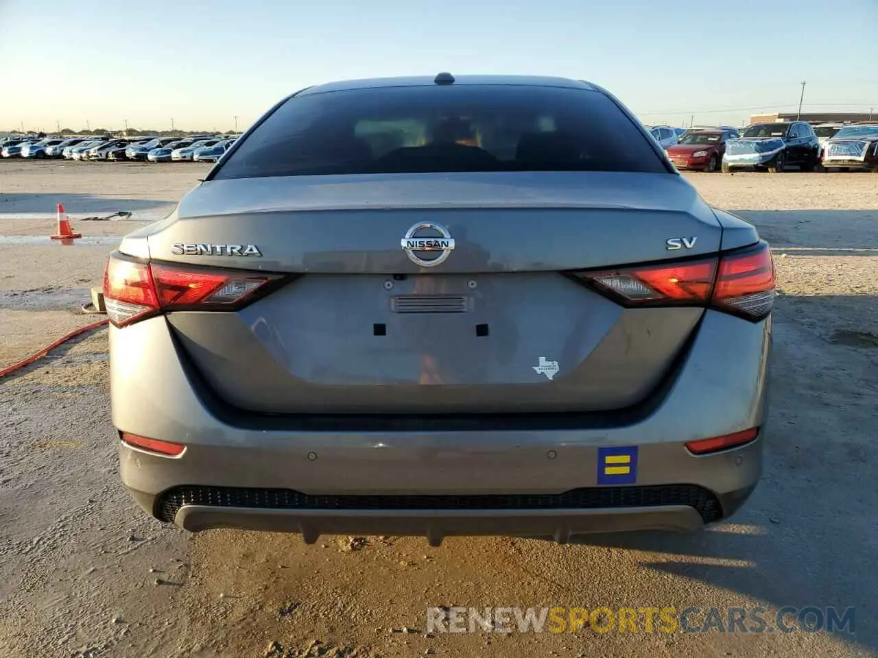 6 fotografías del automóvil dañado 3N1AB8CV1LY300342 NISSAN SENTRA 2020