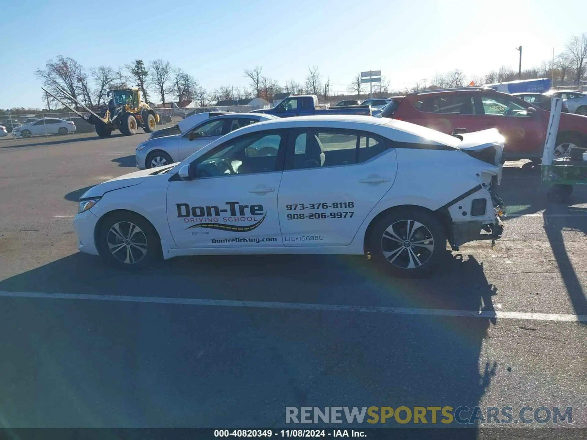 14 fotografías del automóvil dañado 3N1AB8CV2LY219754 NISSAN SENTRA 2020