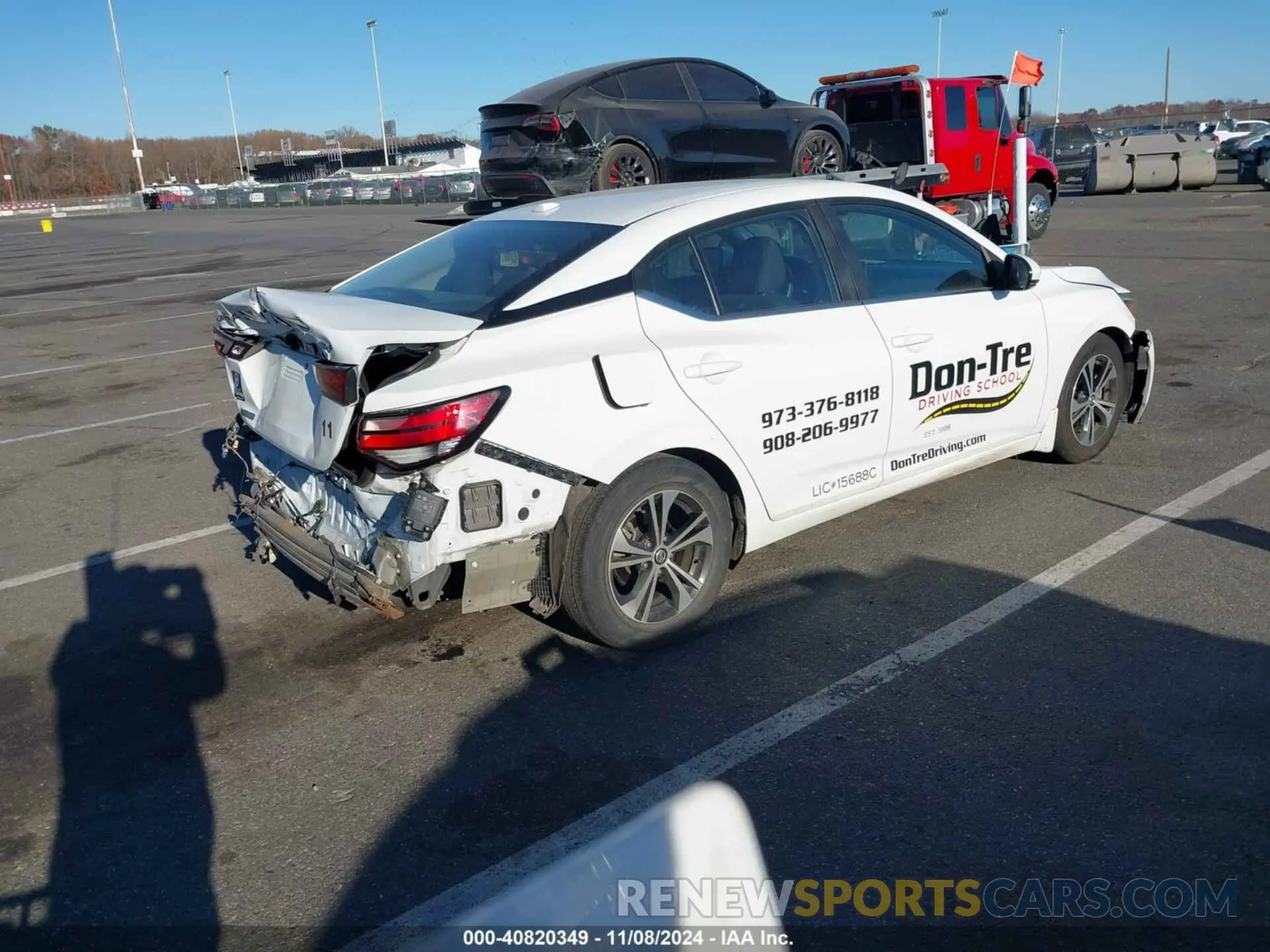 4 fotografías del automóvil dañado 3N1AB8CV2LY219754 NISSAN SENTRA 2020