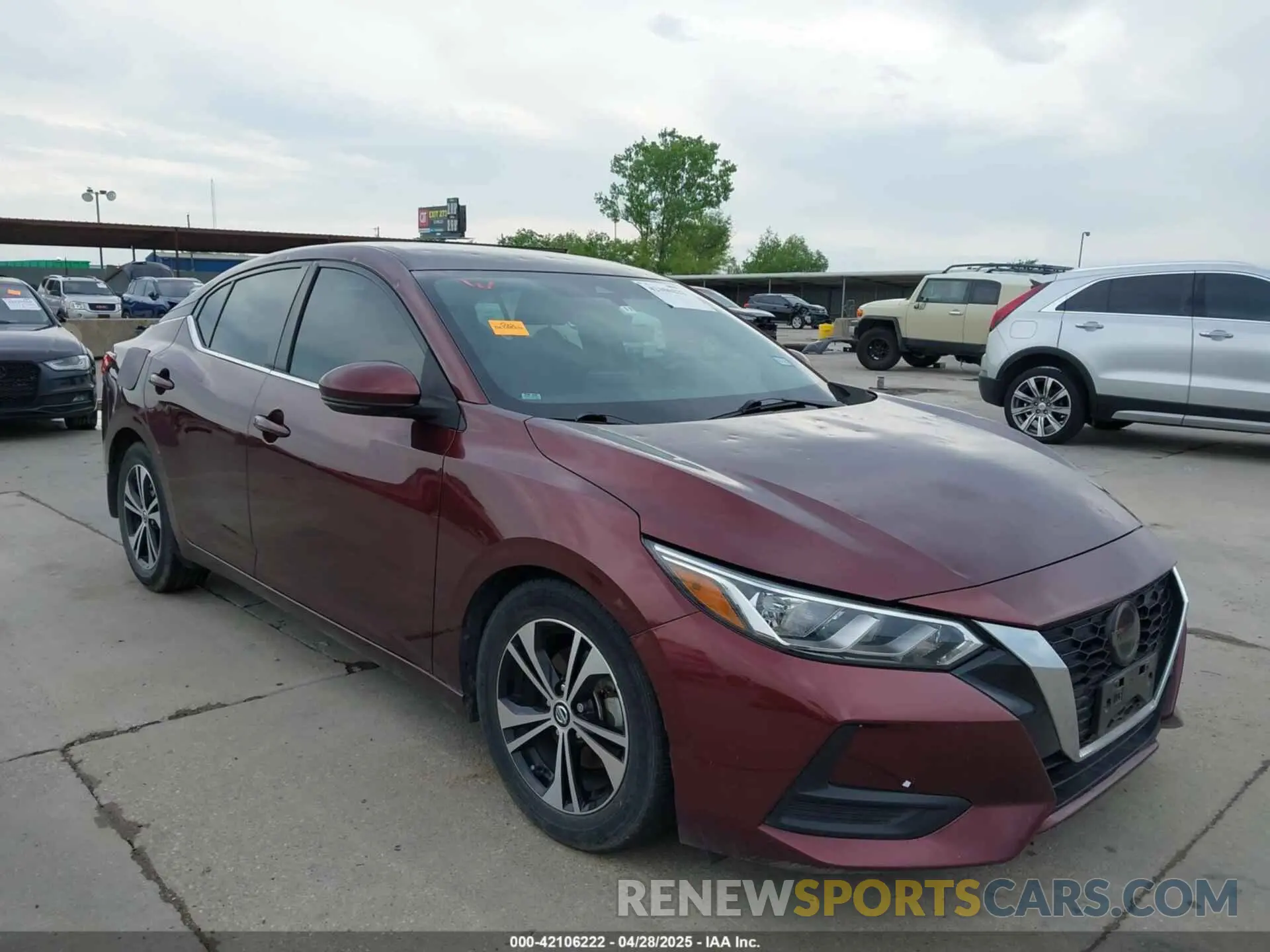 1 fotografías del automóvil dañado 3N1AB8CV2LY219768 NISSAN SENTRA 2020