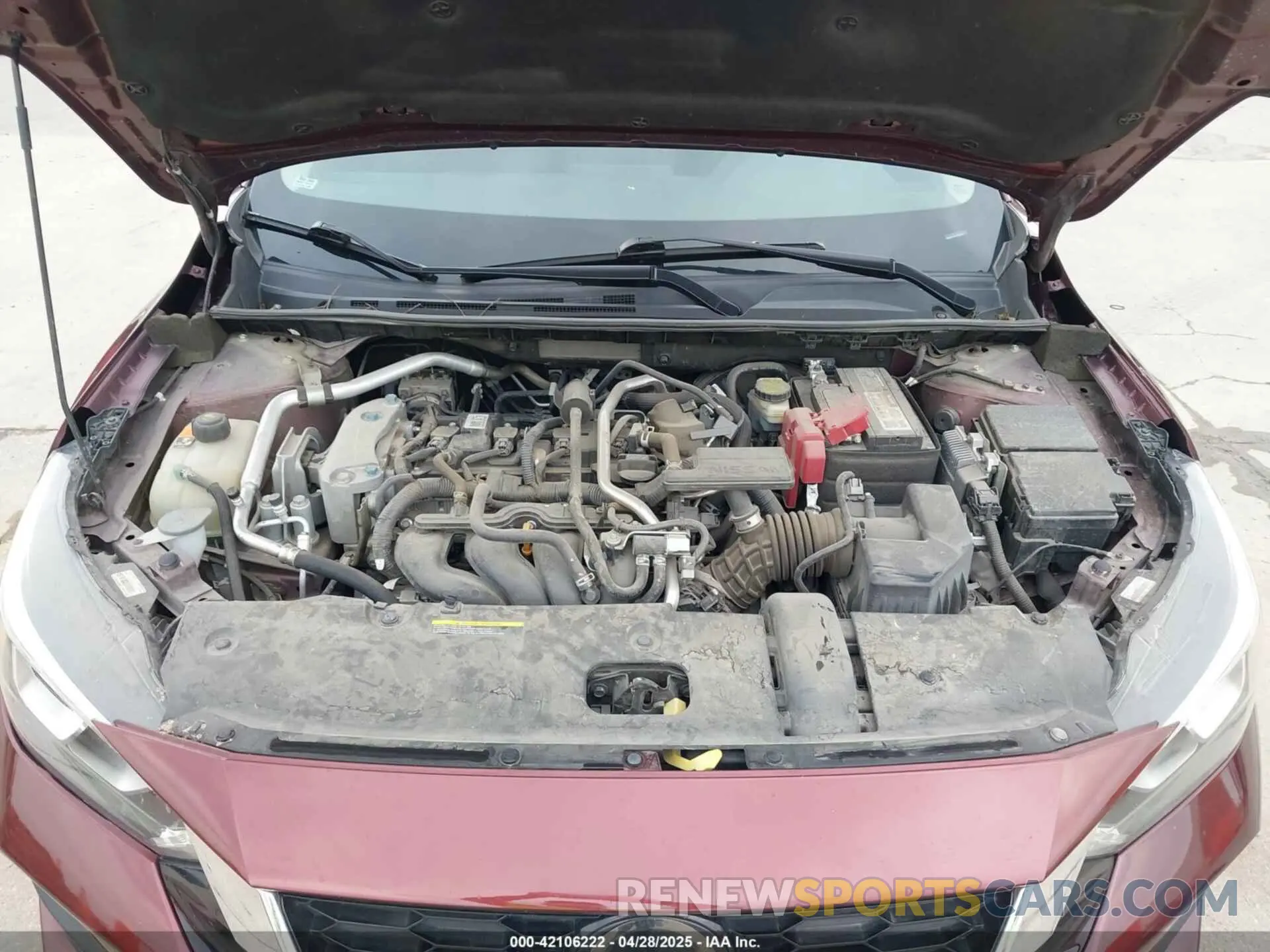 10 fotografías del automóvil dañado 3N1AB8CV2LY219768 NISSAN SENTRA 2020