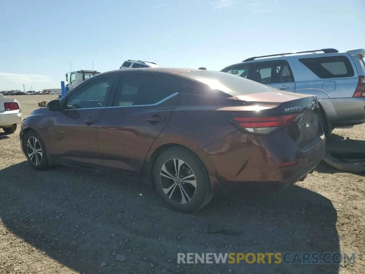2 fotografías del automóvil dañado 3N1AB8CV2LY227644 NISSAN SENTRA 2020