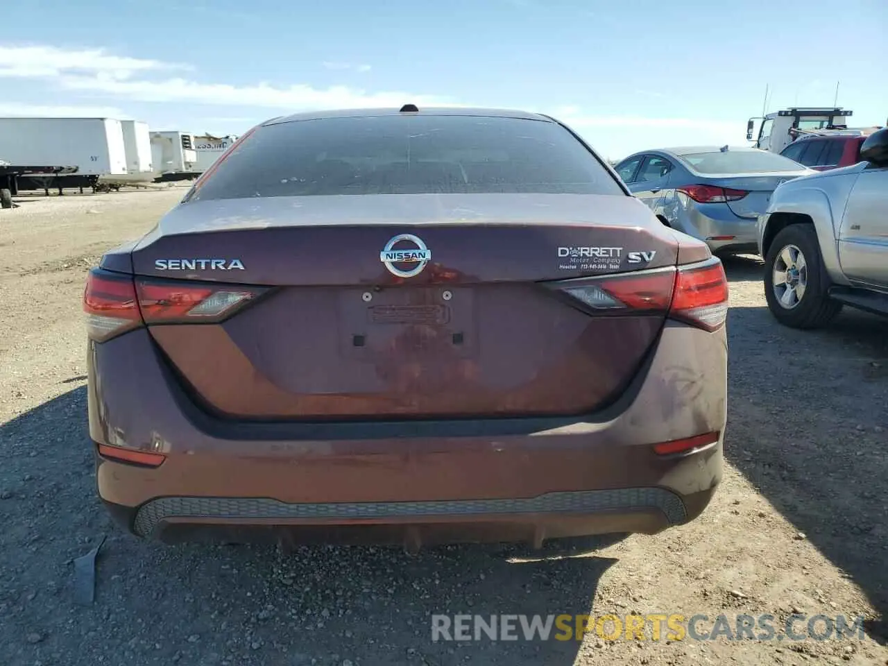 6 fotografías del automóvil dañado 3N1AB8CV2LY227644 NISSAN SENTRA 2020