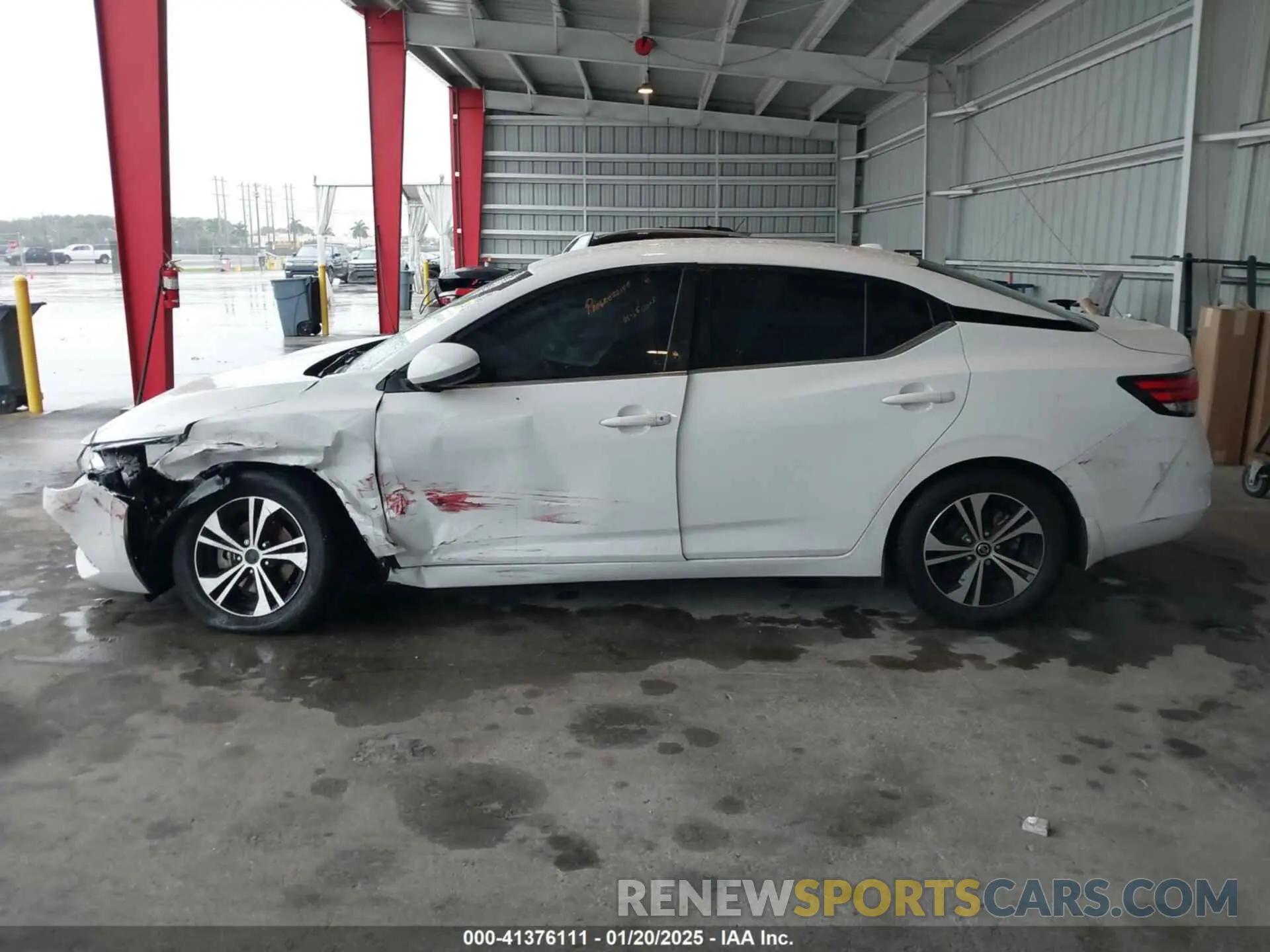 15 fotografías del automóvil dañado 3N1AB8CV2LY228311 NISSAN SENTRA 2020