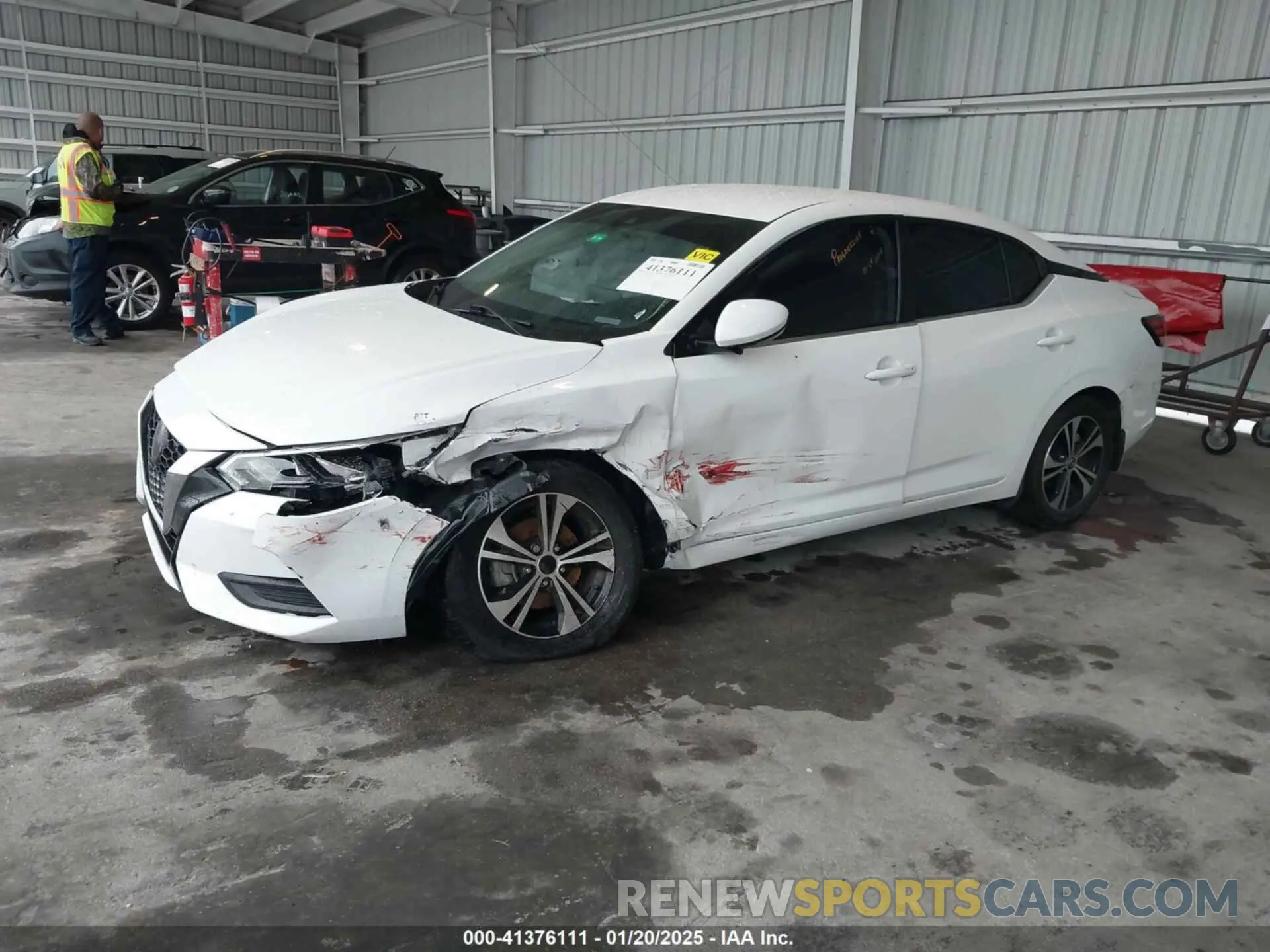 2 fotografías del automóvil dañado 3N1AB8CV2LY228311 NISSAN SENTRA 2020