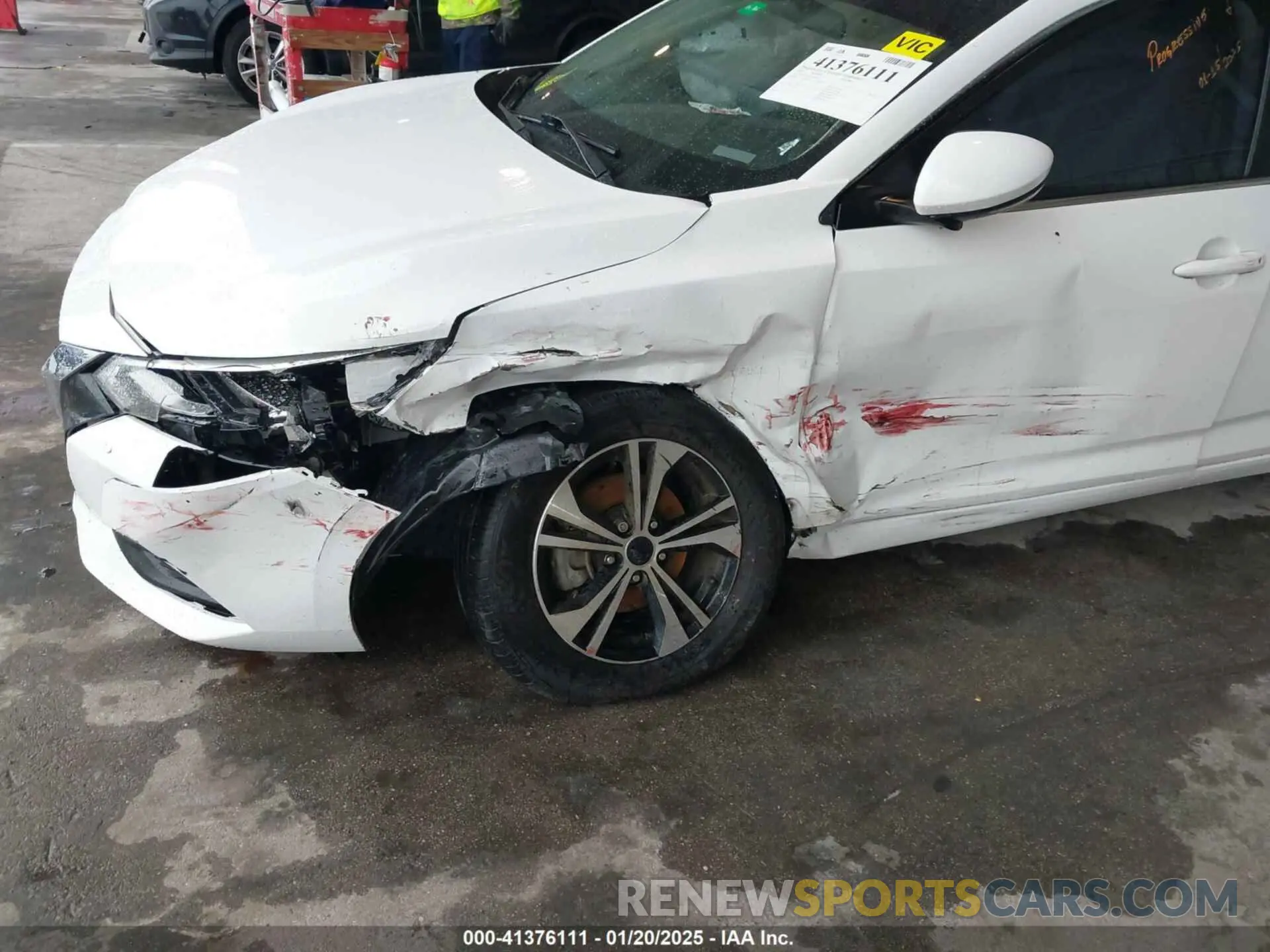 6 fotografías del automóvil dañado 3N1AB8CV2LY228311 NISSAN SENTRA 2020