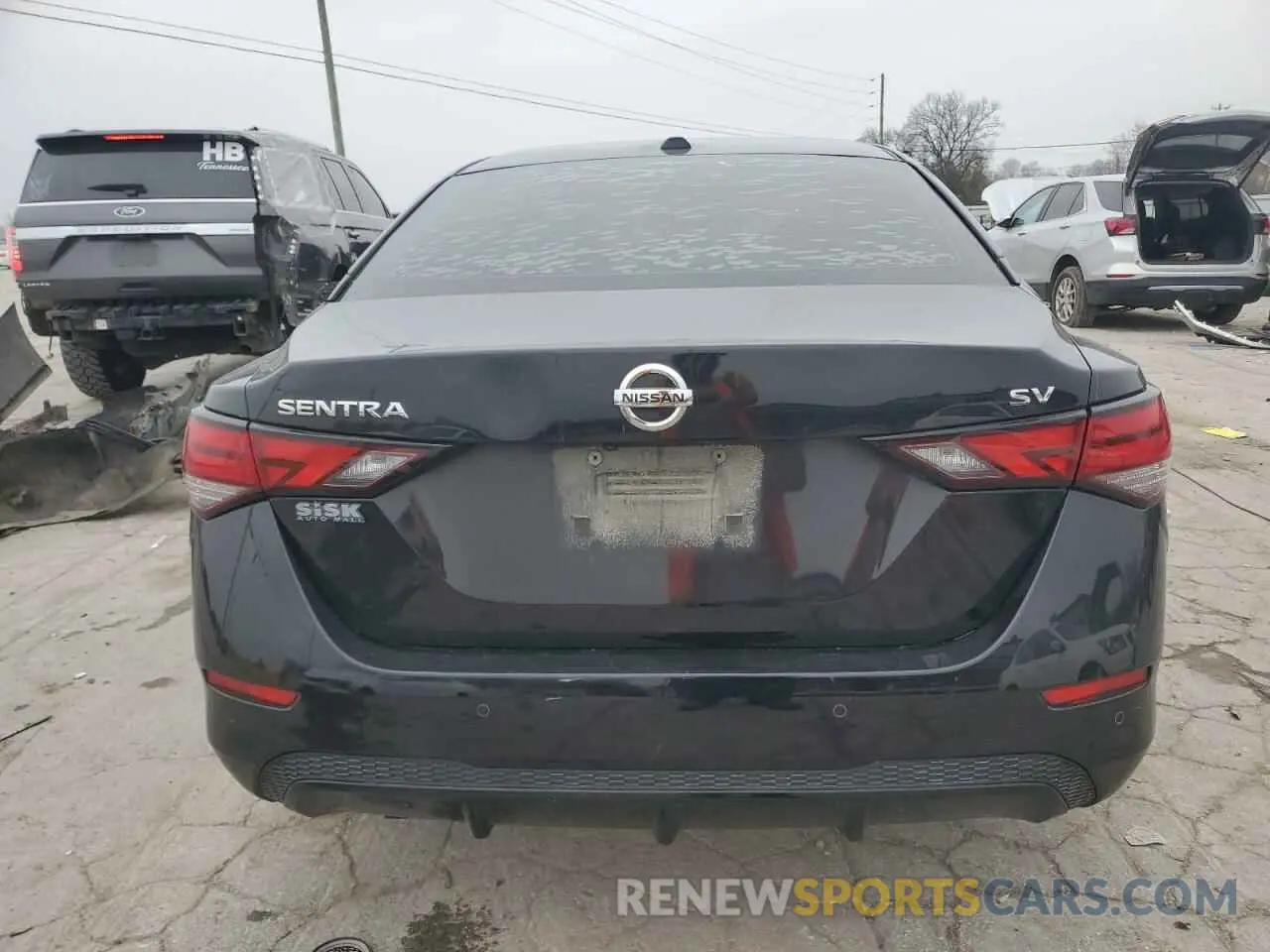 6 fotografías del automóvil dañado 3N1AB8CV2LY232939 NISSAN SENTRA 2020