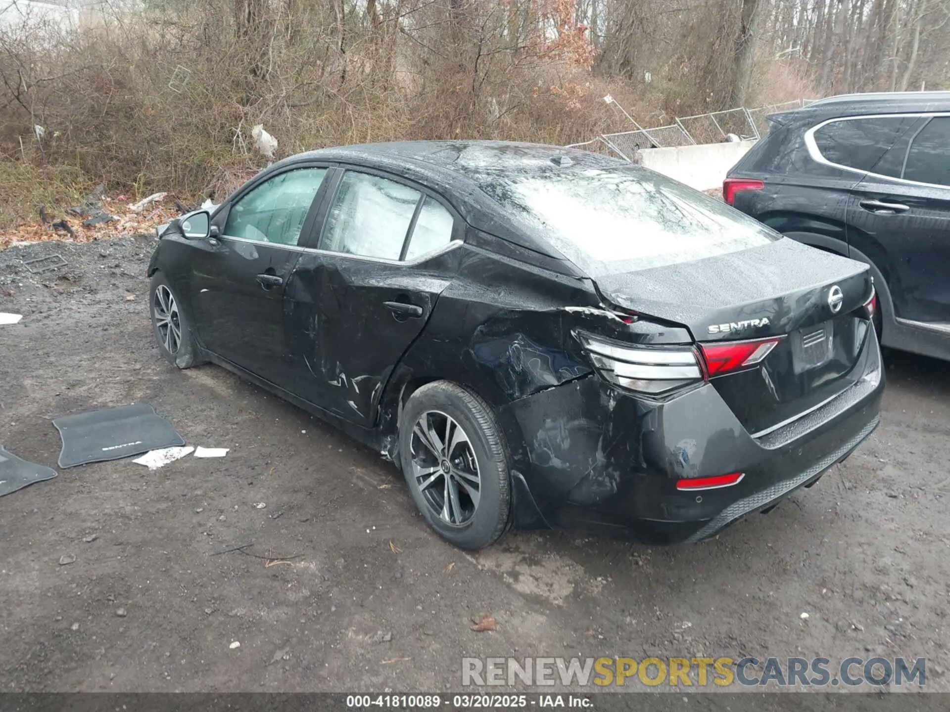 3 fotografías del automóvil dañado 3N1AB8CV2LY245139 NISSAN SENTRA 2020
