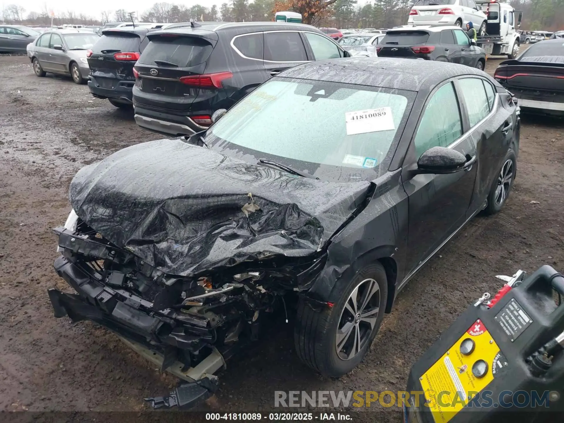 6 fotografías del automóvil dañado 3N1AB8CV2LY245139 NISSAN SENTRA 2020