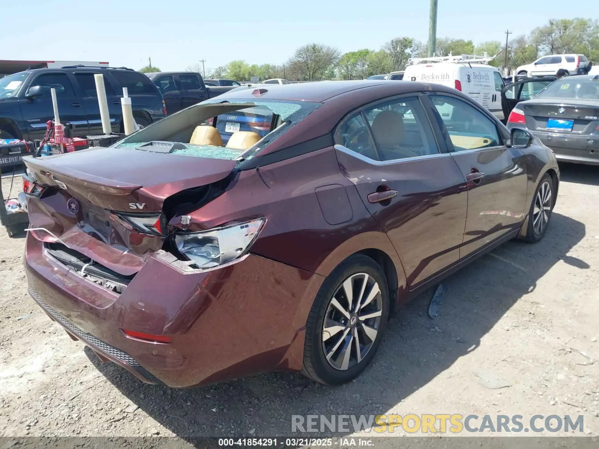 4 fotografías del automóvil dañado 3N1AB8CV2LY259588 NISSAN SENTRA 2020