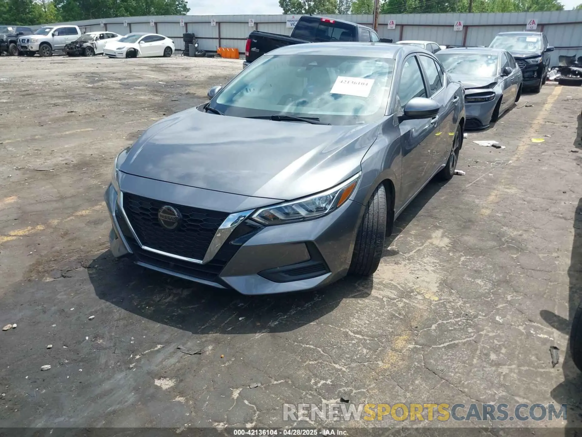 2 fotografías del automóvil dañado 3N1AB8CV2LY277590 NISSAN SENTRA 2020