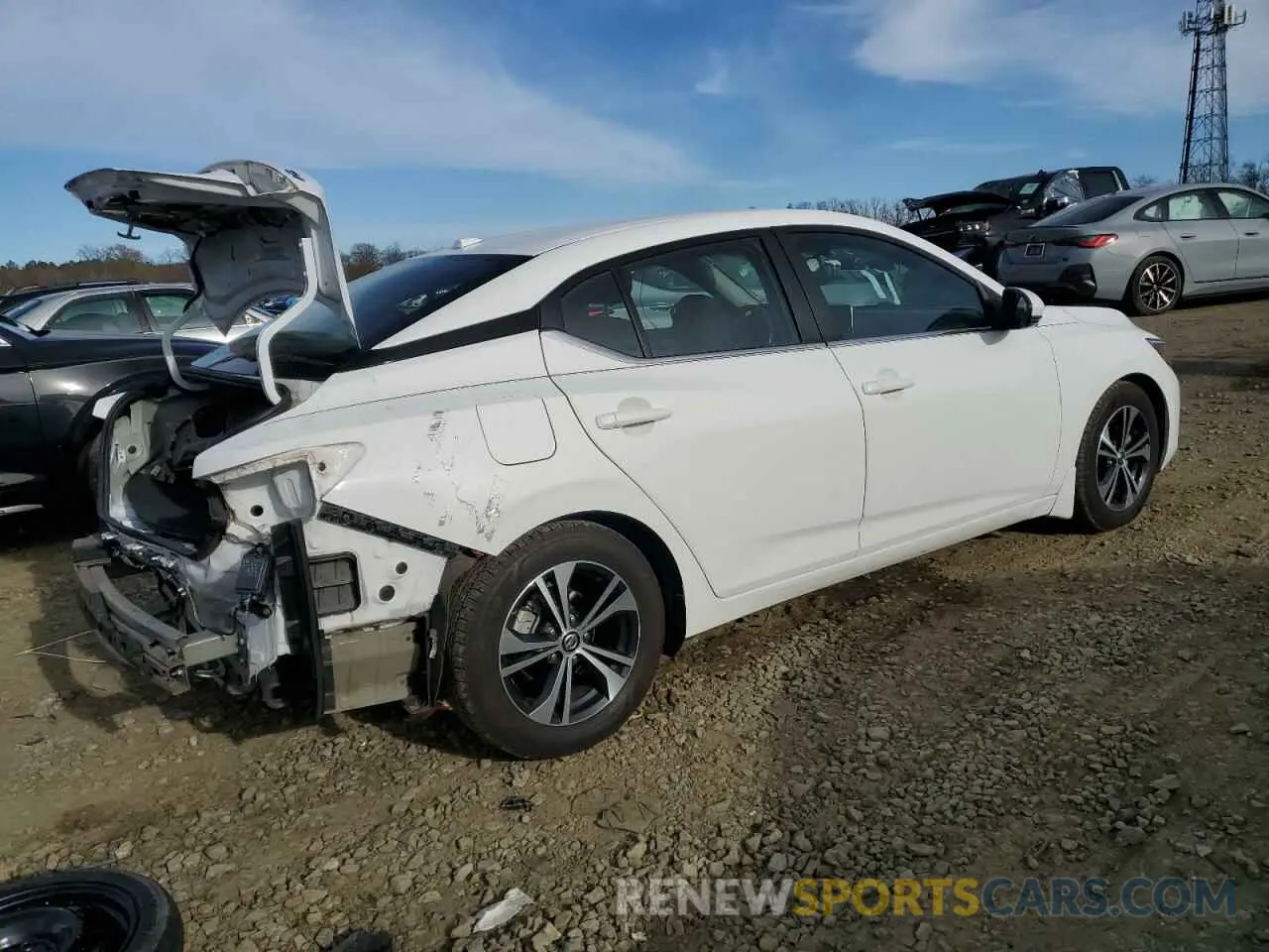 3 fotografías del automóvil dañado 3N1AB8CV2LY280327 NISSAN SENTRA 2020