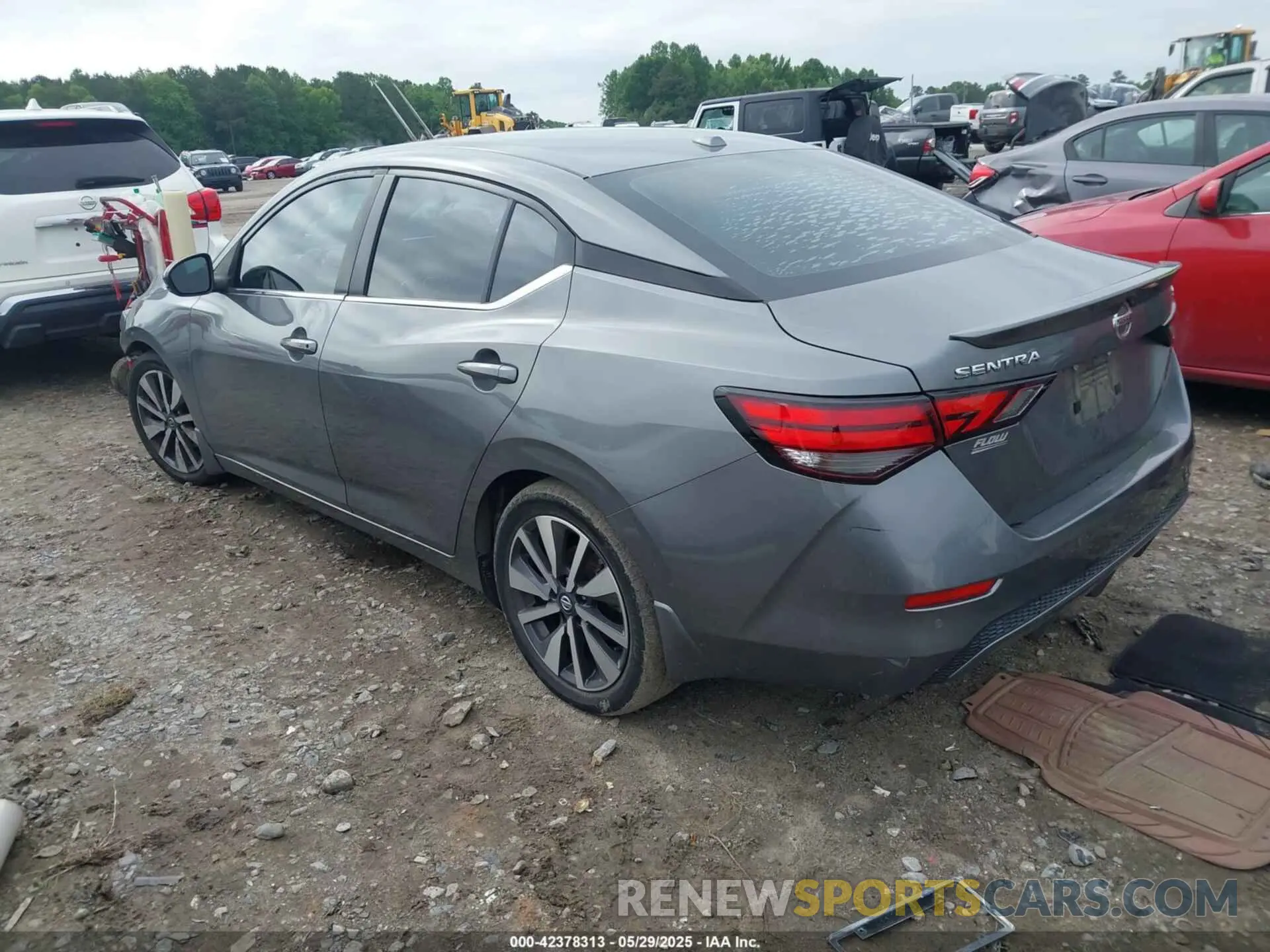 3 fotografías del automóvil dañado 3N1AB8CV2LY292302 NISSAN SENTRA 2020