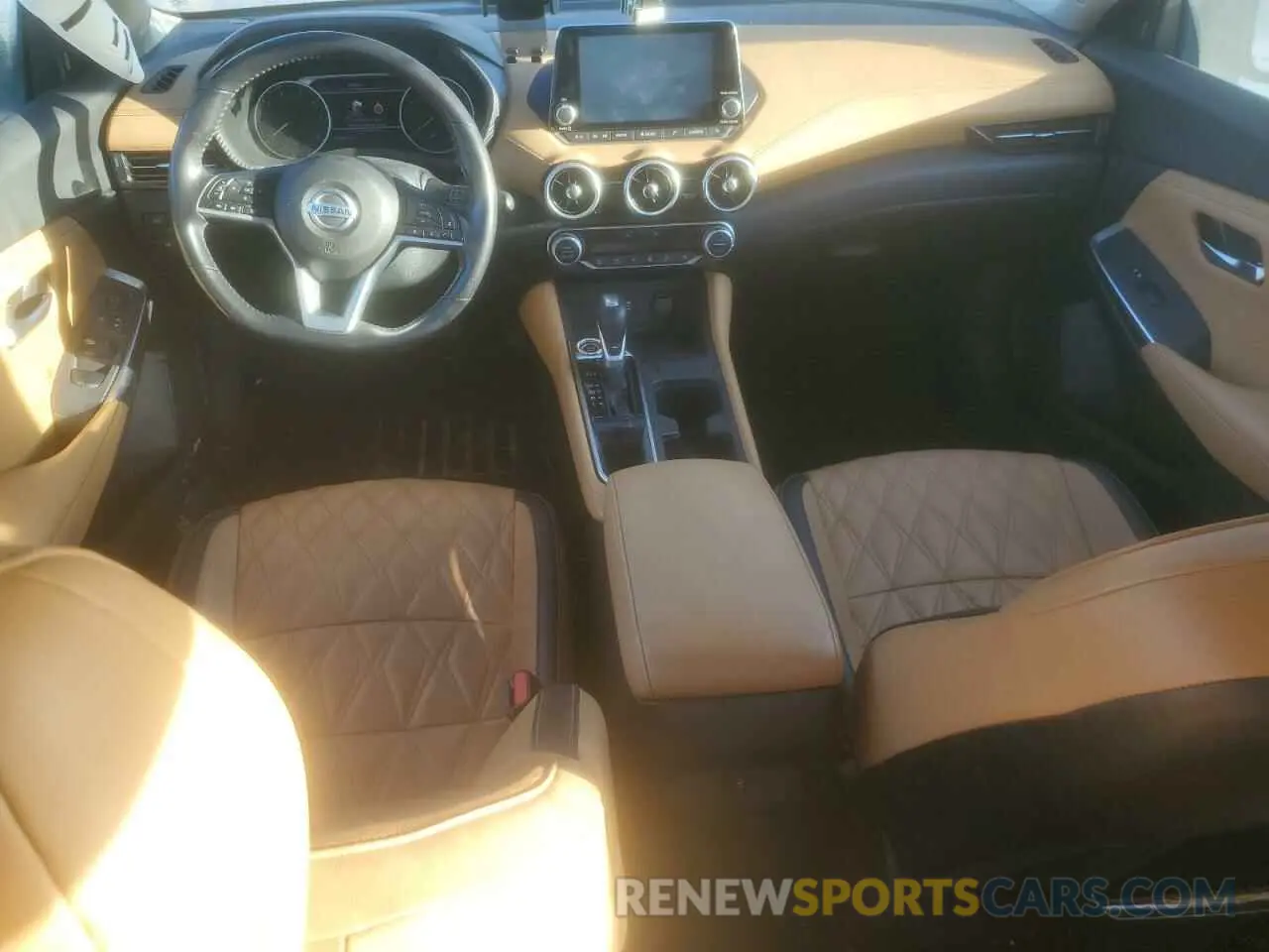 8 fotografías del automóvil dañado 3N1AB8CV2LY302696 NISSAN SENTRA 2020