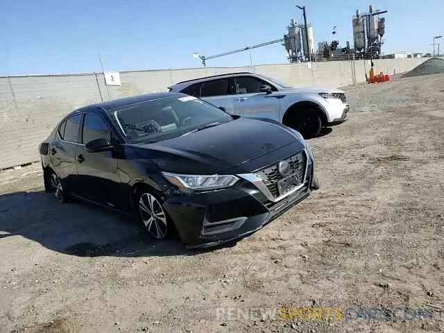 10 fotografías del automóvil dañado 3N1AB8CV3LY219097 NISSAN SENTRA 2020
