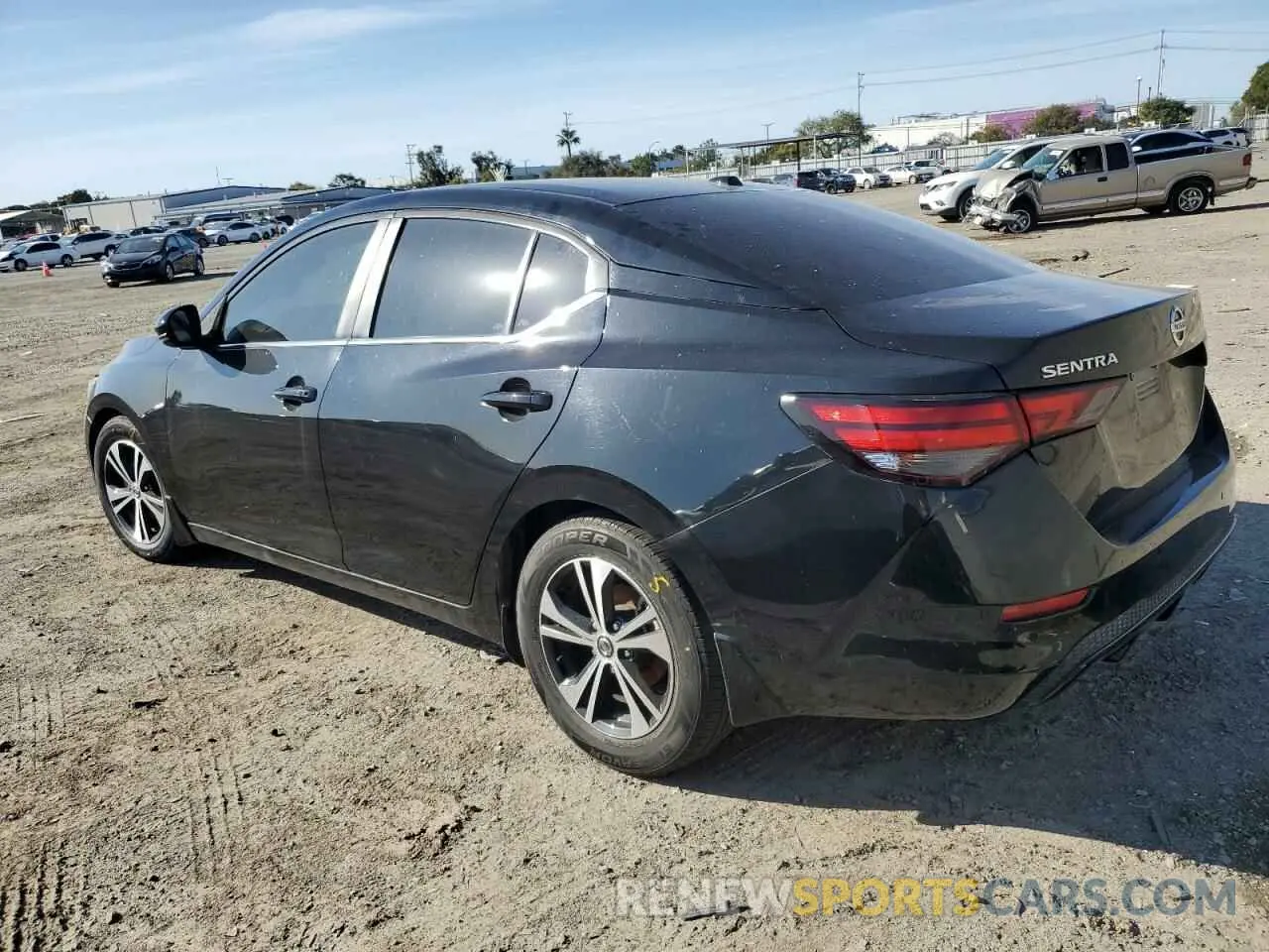 2 fotografías del automóvil dañado 3N1AB8CV3LY219097 NISSAN SENTRA 2020
