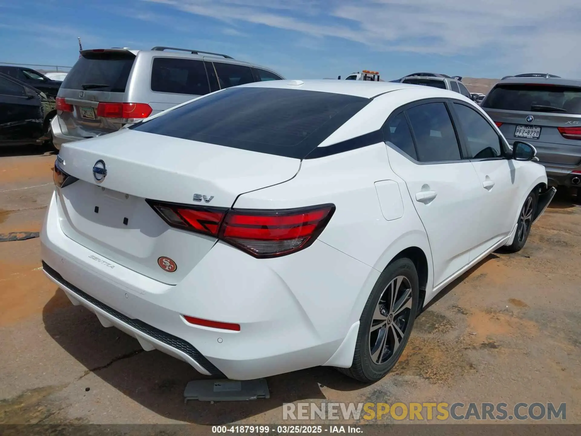4 fotografías del automóvil dañado 3N1AB8CV3LY228477 NISSAN SENTRA 2020