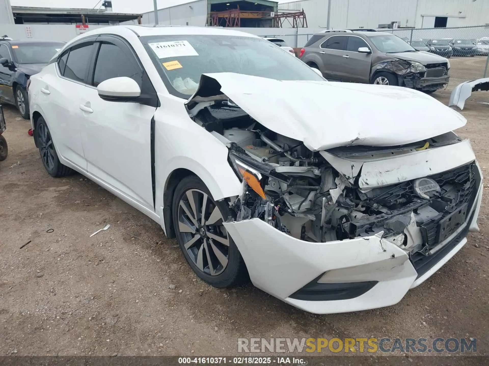 1 fotografías del automóvil dañado 3N1AB8CV3LY229371 NISSAN SENTRA 2020