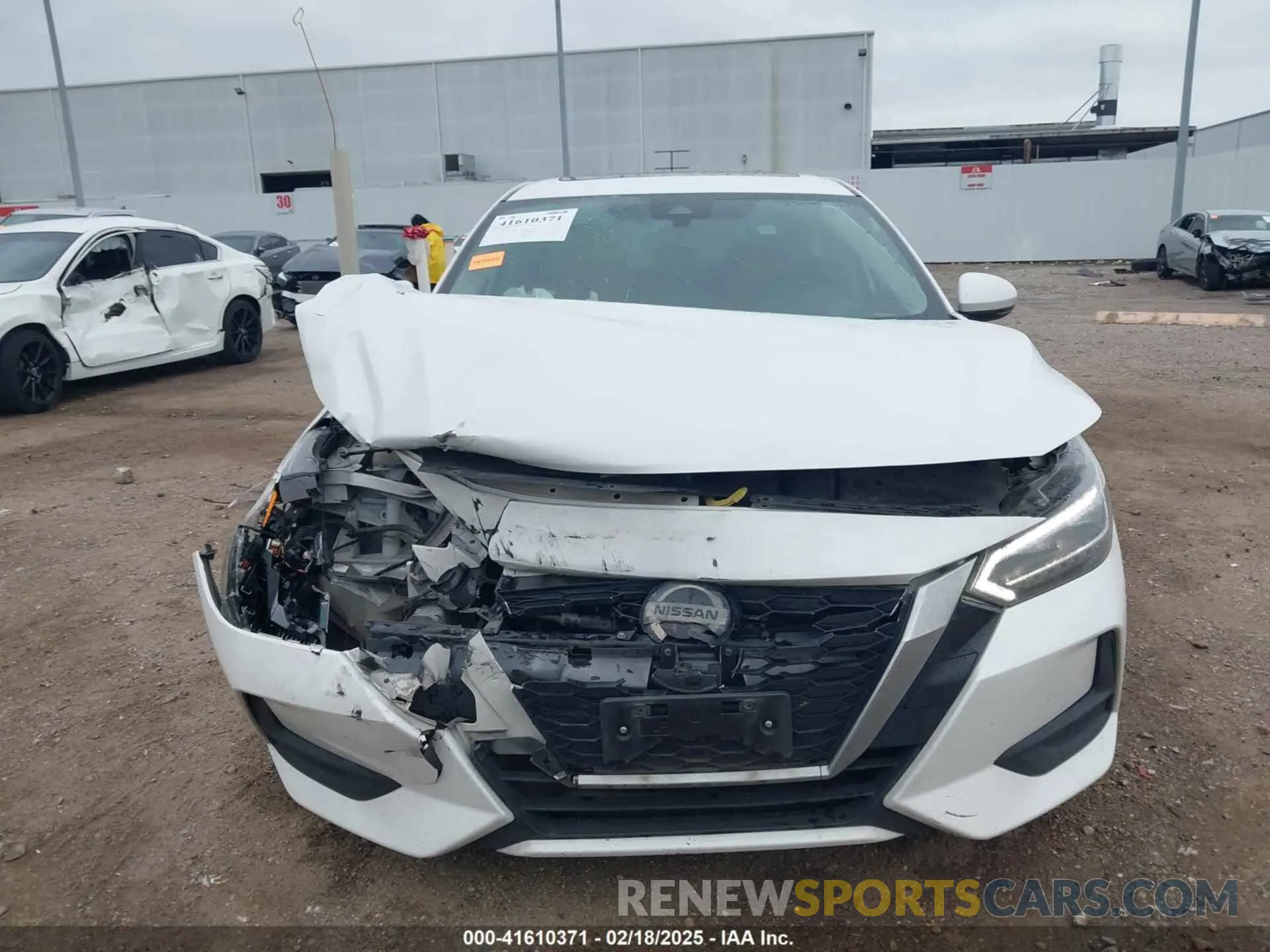 12 fotografías del automóvil dañado 3N1AB8CV3LY229371 NISSAN SENTRA 2020