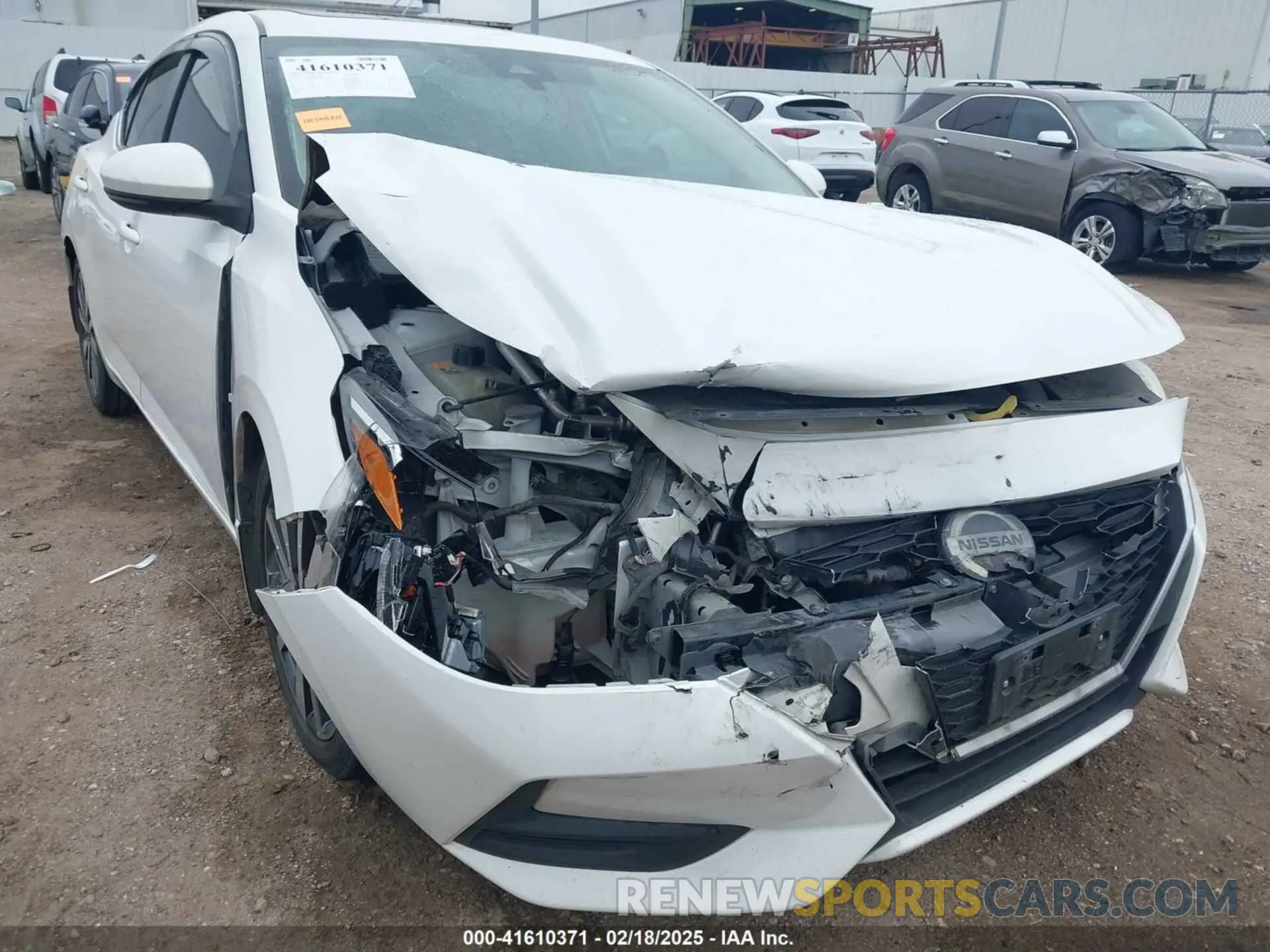 6 fotografías del automóvil dañado 3N1AB8CV3LY229371 NISSAN SENTRA 2020
