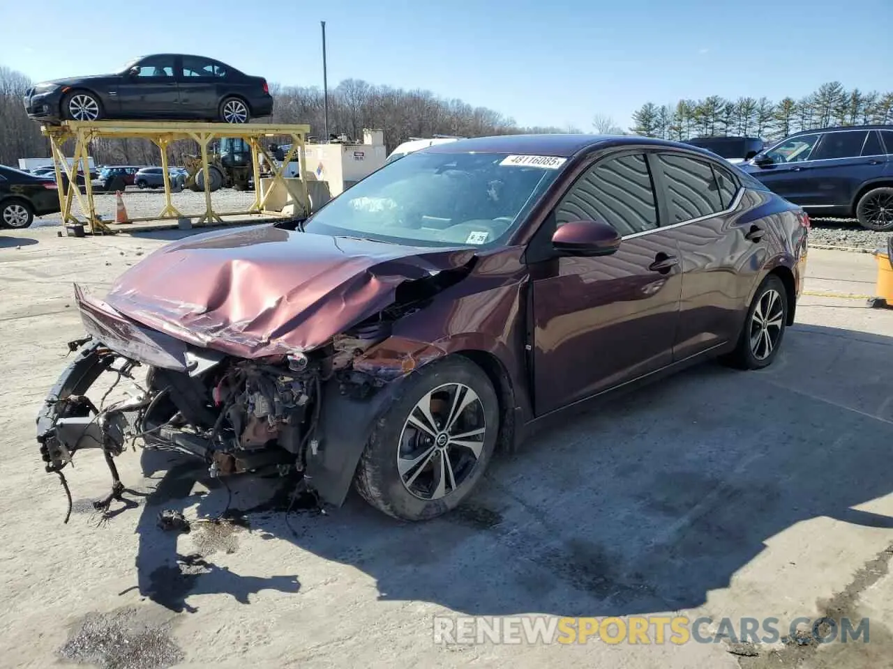 1 fotografías del automóvil dañado 3N1AB8CV3LY240810 NISSAN SENTRA 2020