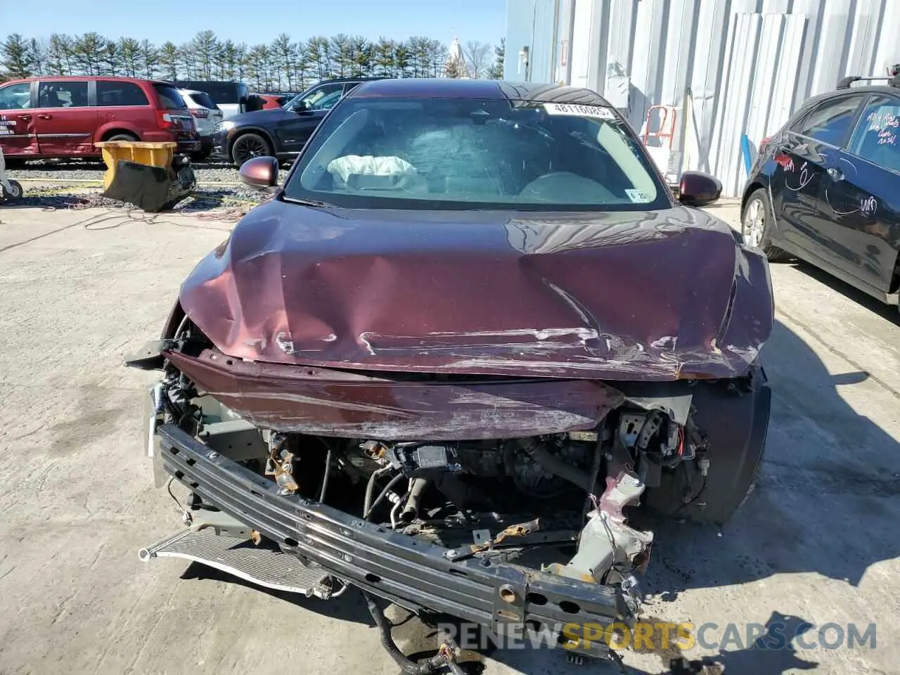 5 fotografías del automóvil dañado 3N1AB8CV3LY240810 NISSAN SENTRA 2020