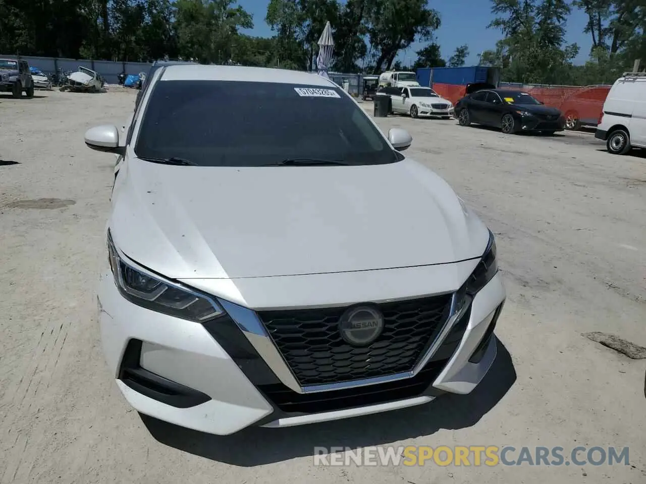 5 fotografías del automóvil dañado 3N1AB8CV3LY245523 NISSAN SENTRA 2020