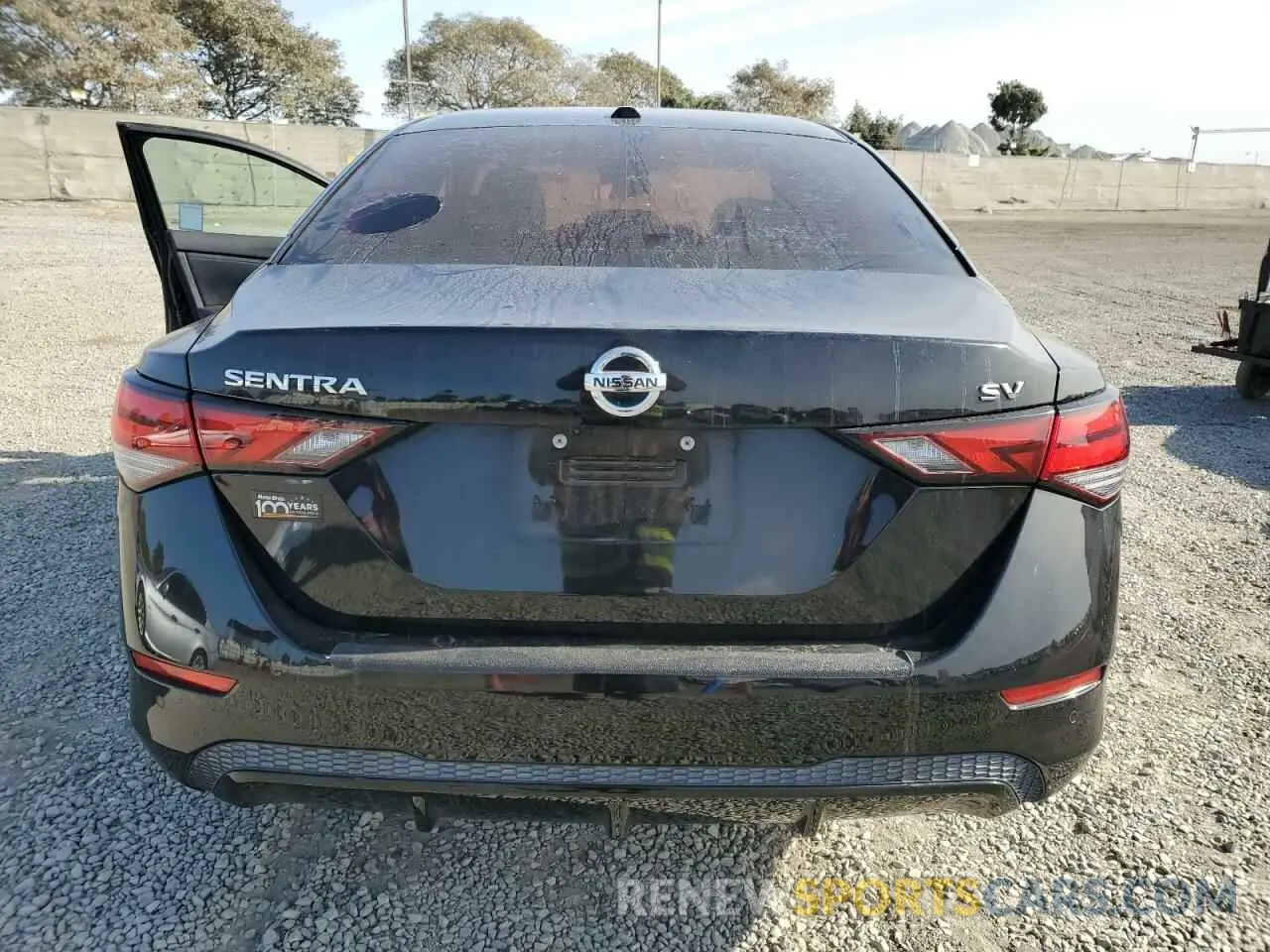 6 fotografías del automóvil dañado 3N1AB8CV3LY246770 NISSAN SENTRA 2020