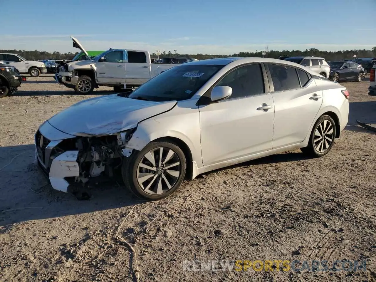 1 fotografías del automóvil dañado 3N1AB8CV3LY247157 NISSAN SENTRA 2020
