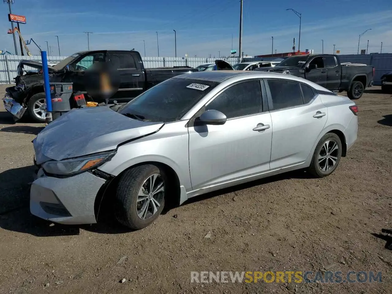 1 fotografías del automóvil dañado 3N1AB8CV3LY256389 NISSAN SENTRA 2020