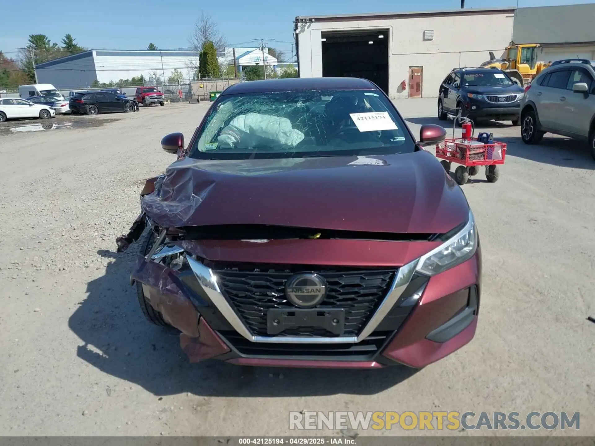 12 fotografías del automóvil dañado 3N1AB8CV3LY282894 NISSAN SENTRA 2020
