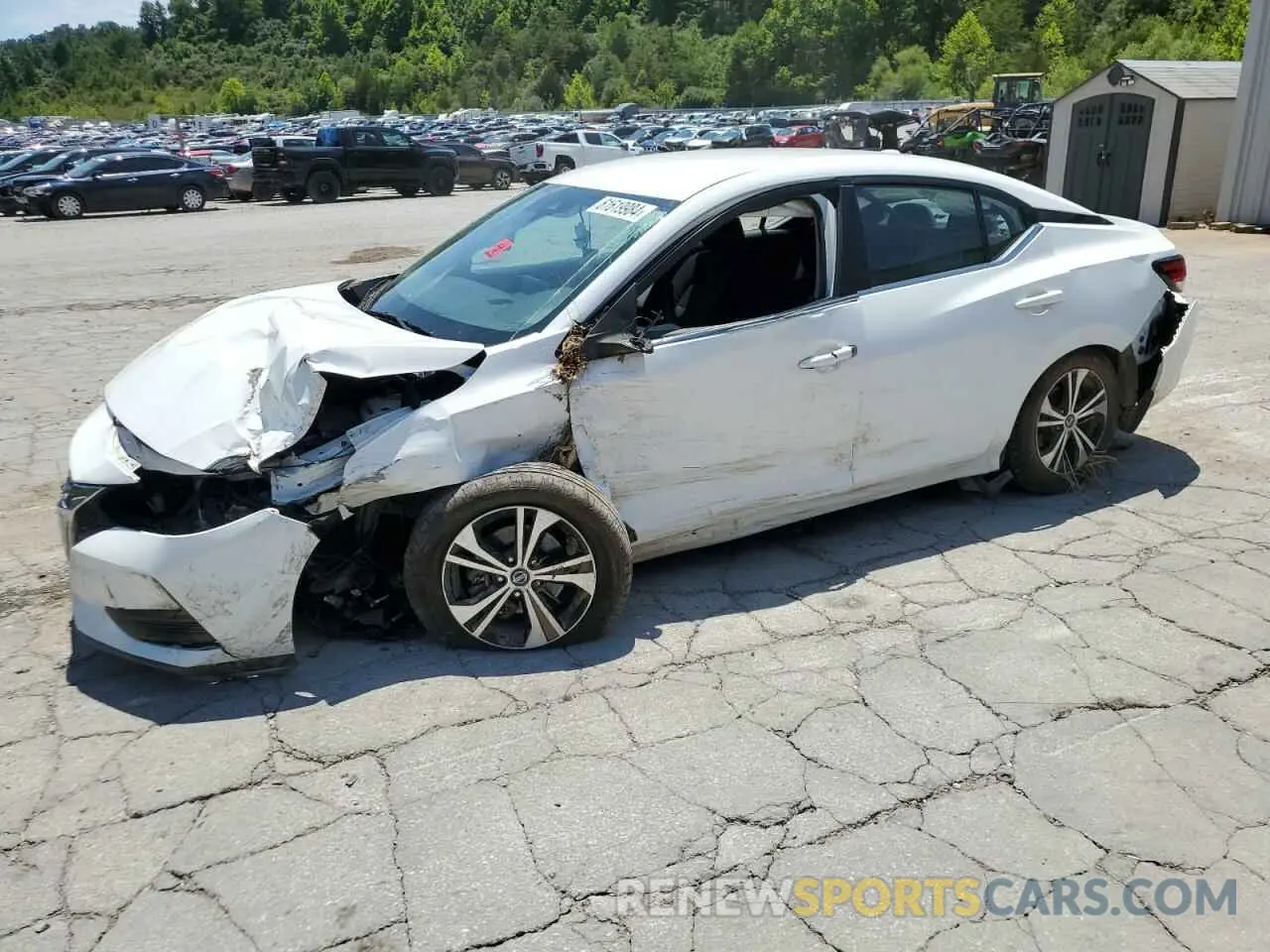 1 fotografías del automóvil dañado 3N1AB8CV3LY283477 NISSAN SENTRA 2020