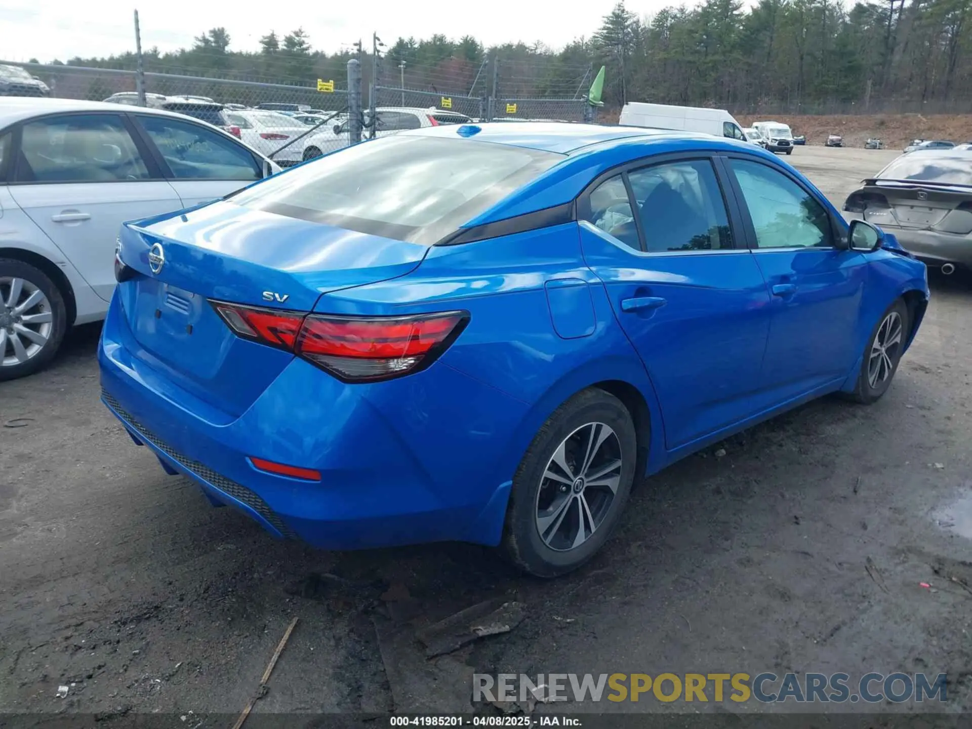 4 fotografías del automóvil dañado 3N1AB8CV3LY299145 NISSAN SENTRA 2020