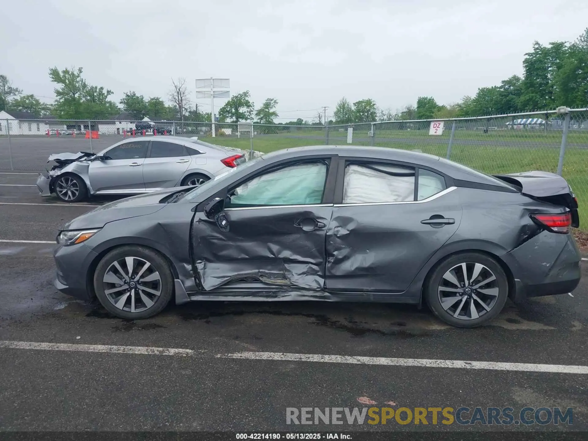 14 fotografías del automóvil dañado 3N1AB8CV3LY300407 NISSAN SENTRA 2020