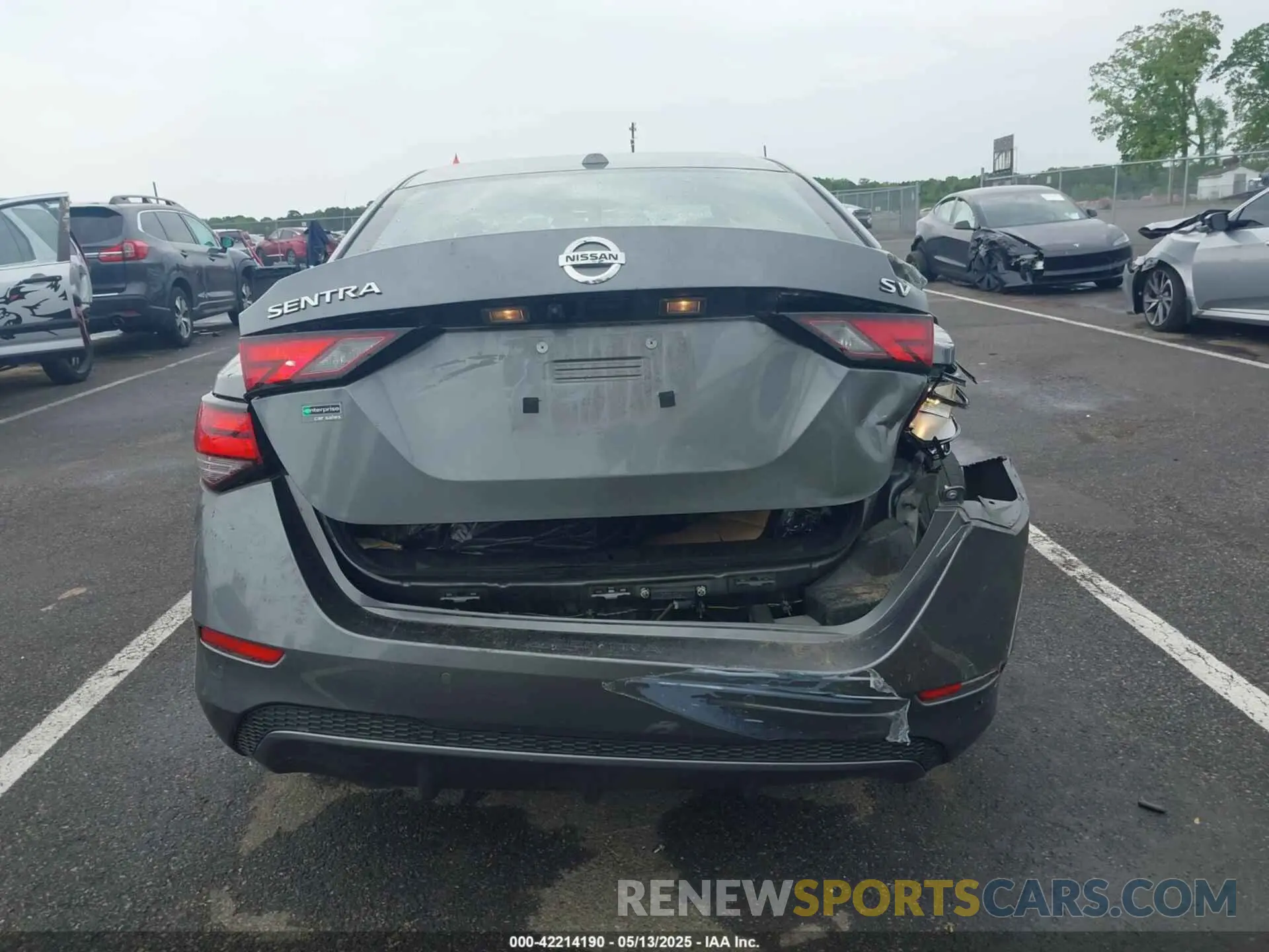 16 fotografías del automóvil dañado 3N1AB8CV3LY300407 NISSAN SENTRA 2020
