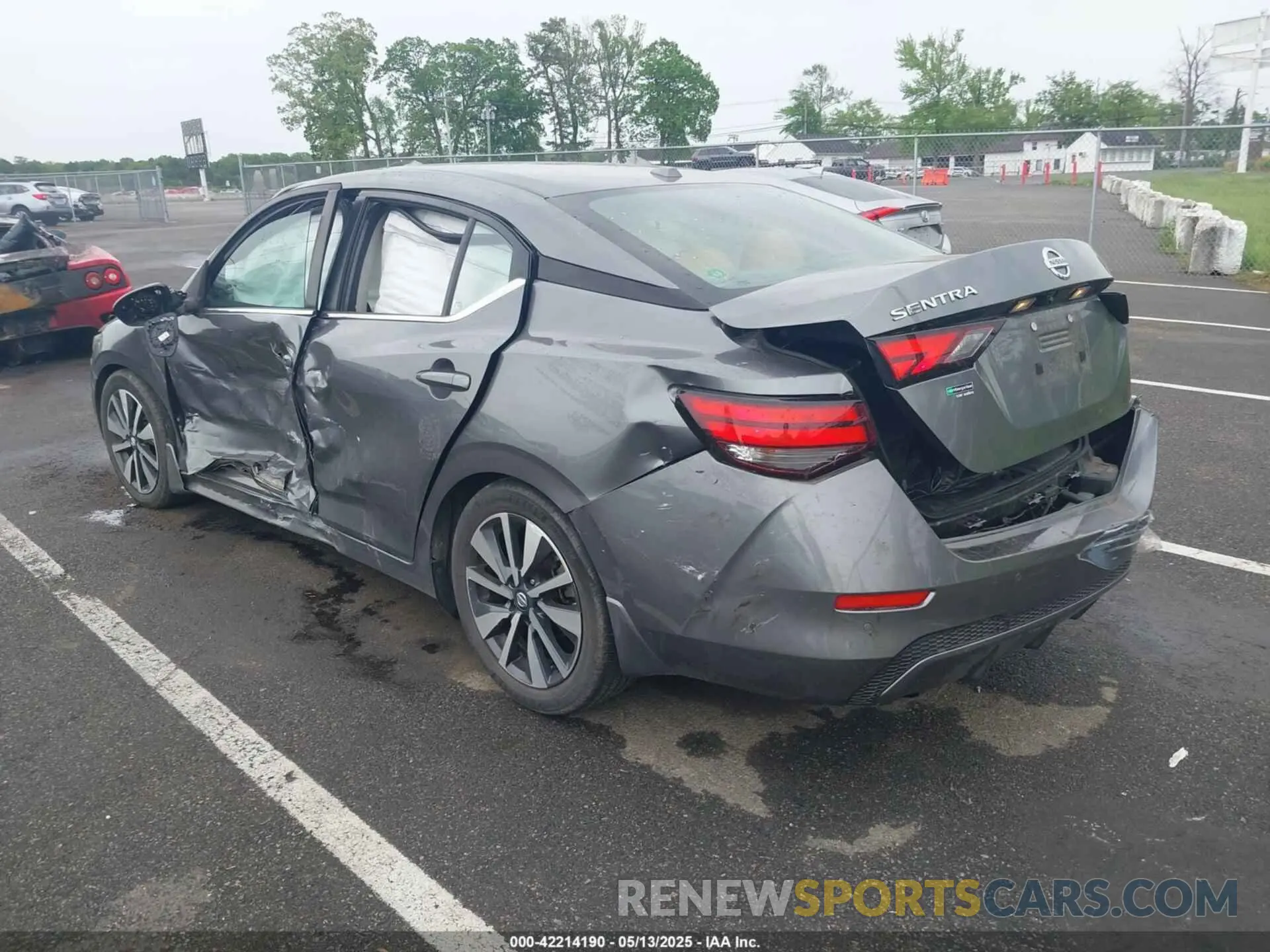 3 fotografías del automóvil dañado 3N1AB8CV3LY300407 NISSAN SENTRA 2020