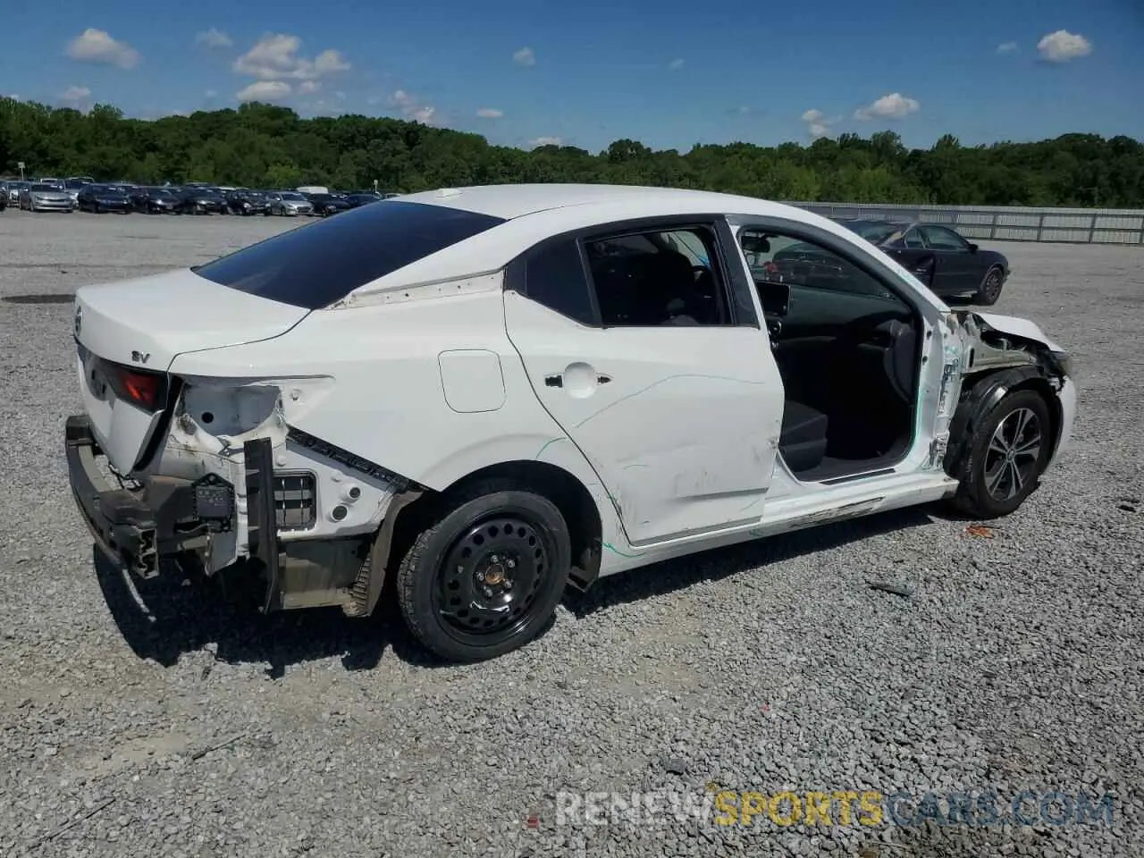 3 fotografías del automóvil dañado 3N1AB8CV3LY310760 NISSAN SENTRA 2020