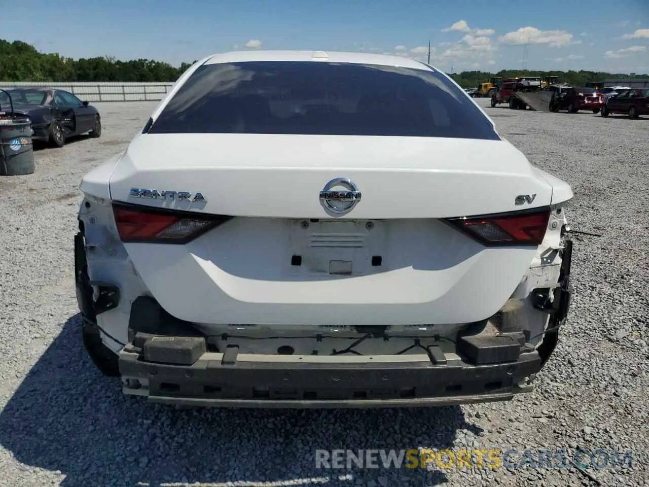 6 fotografías del automóvil dañado 3N1AB8CV3LY310760 NISSAN SENTRA 2020