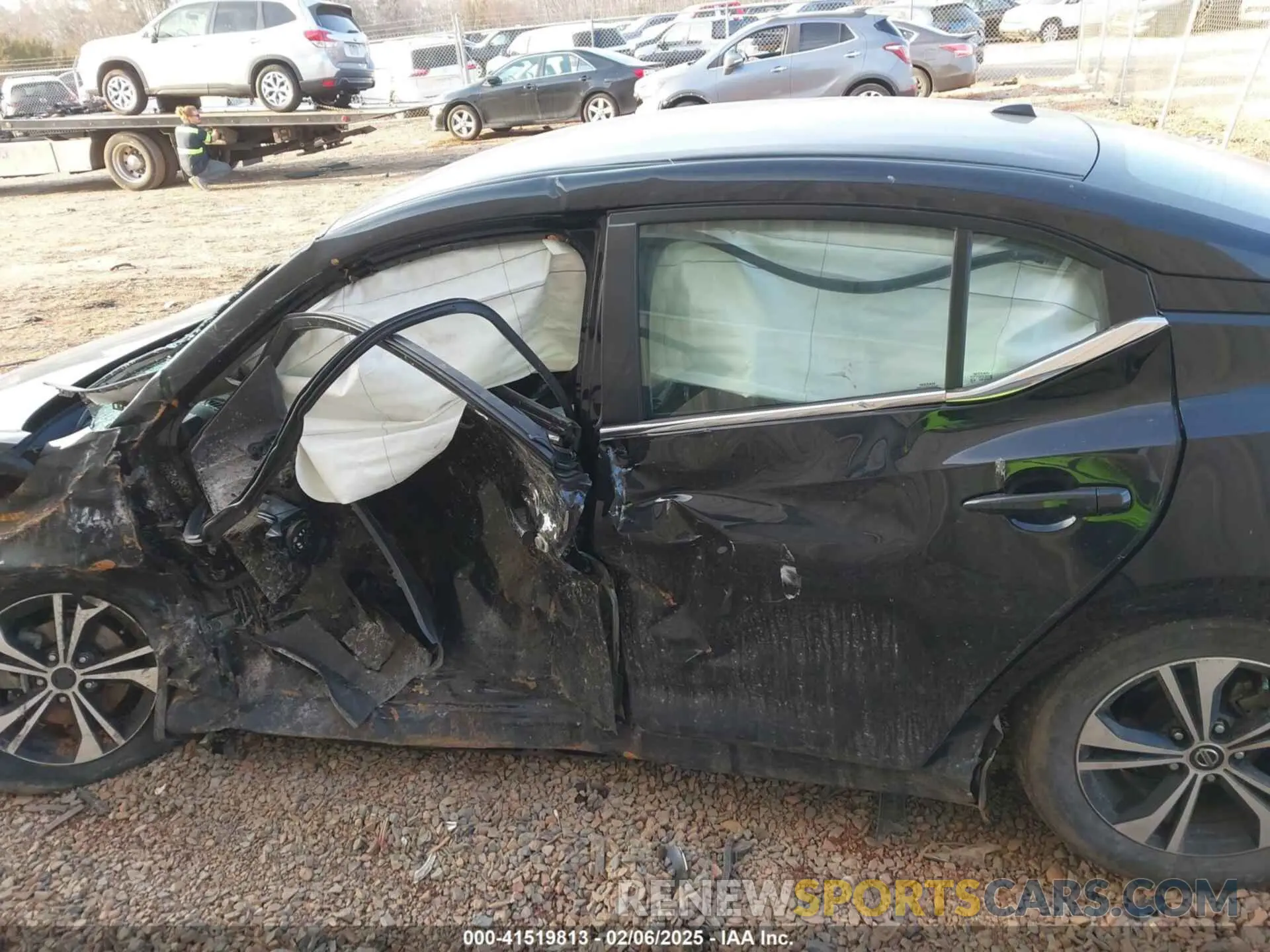 15 fotografías del automóvil dañado 3N1AB8CV3LY310807 NISSAN SENTRA 2020