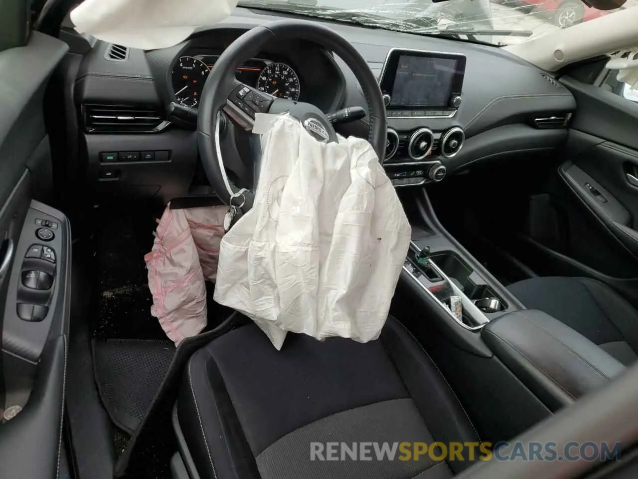 8 fotografías del automóvil dañado 3N1AB8CV4LY214149 NISSAN SENTRA 2020