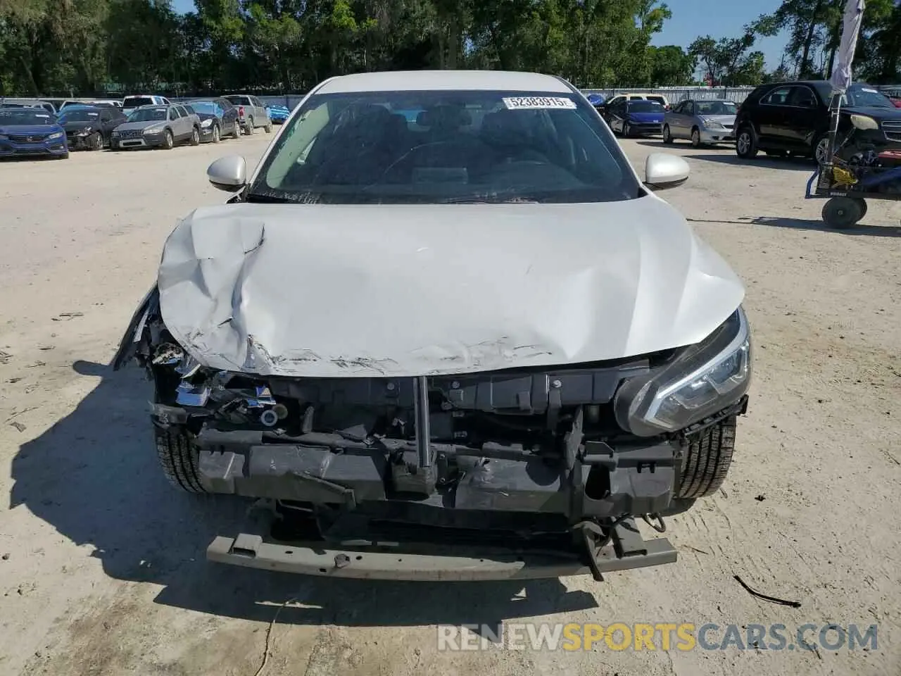 5 fotografías del automóvil dañado 3N1AB8CV4LY215043 NISSAN SENTRA 2020