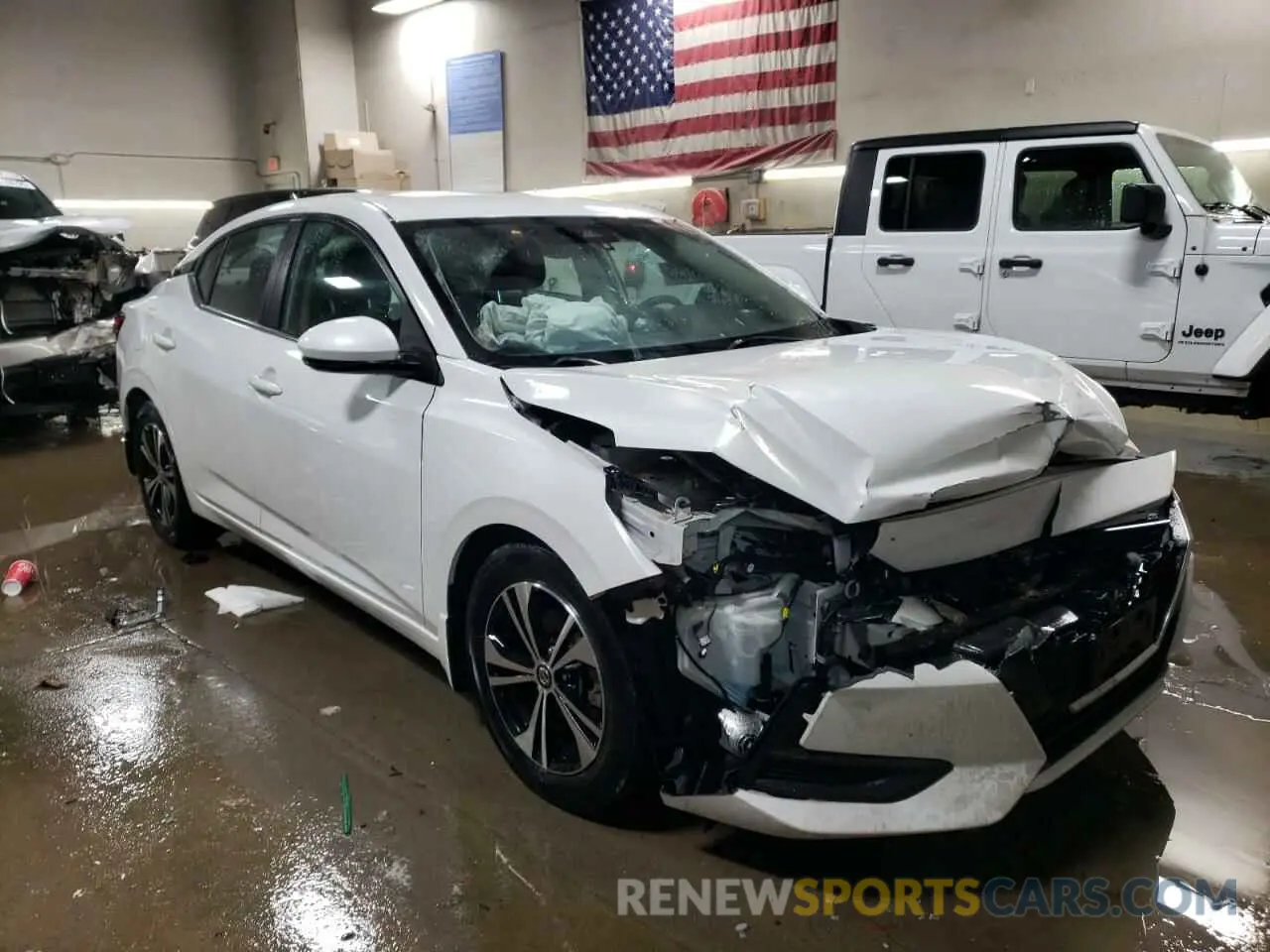 4 fotografías del automóvil dañado 3N1AB8CV4LY226298 NISSAN SENTRA 2020