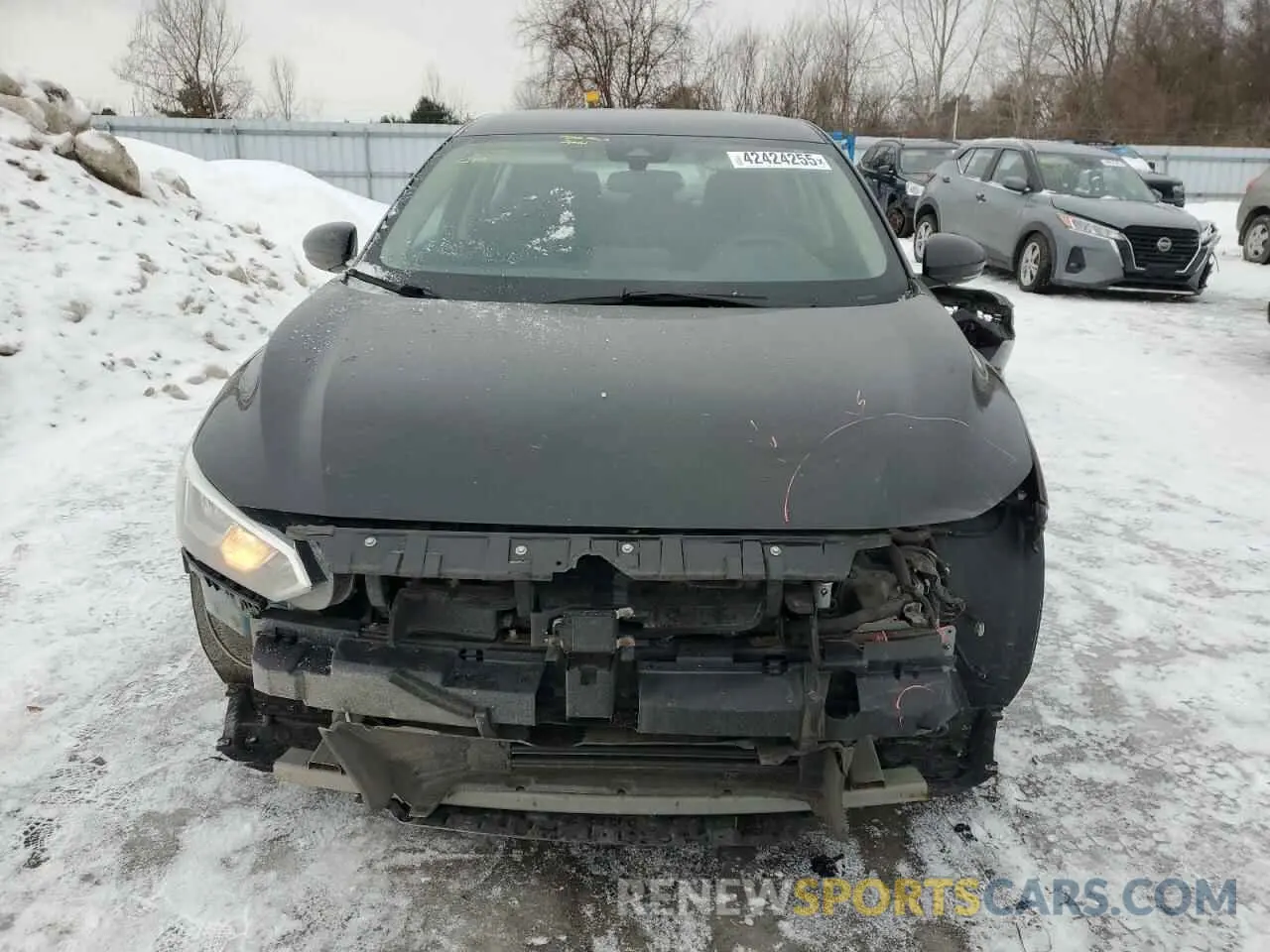 5 fotografías del automóvil dañado 3N1AB8CV4LY230903 NISSAN SENTRA 2020