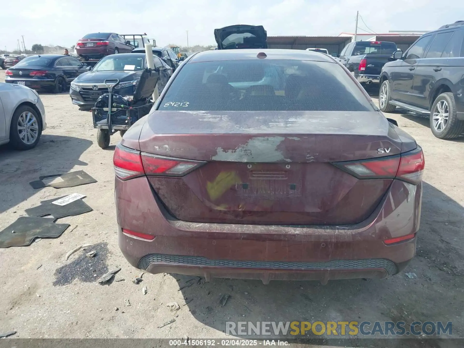 15 fotografías del automóvil dañado 3N1AB8CV4LY233168 NISSAN SENTRA 2020