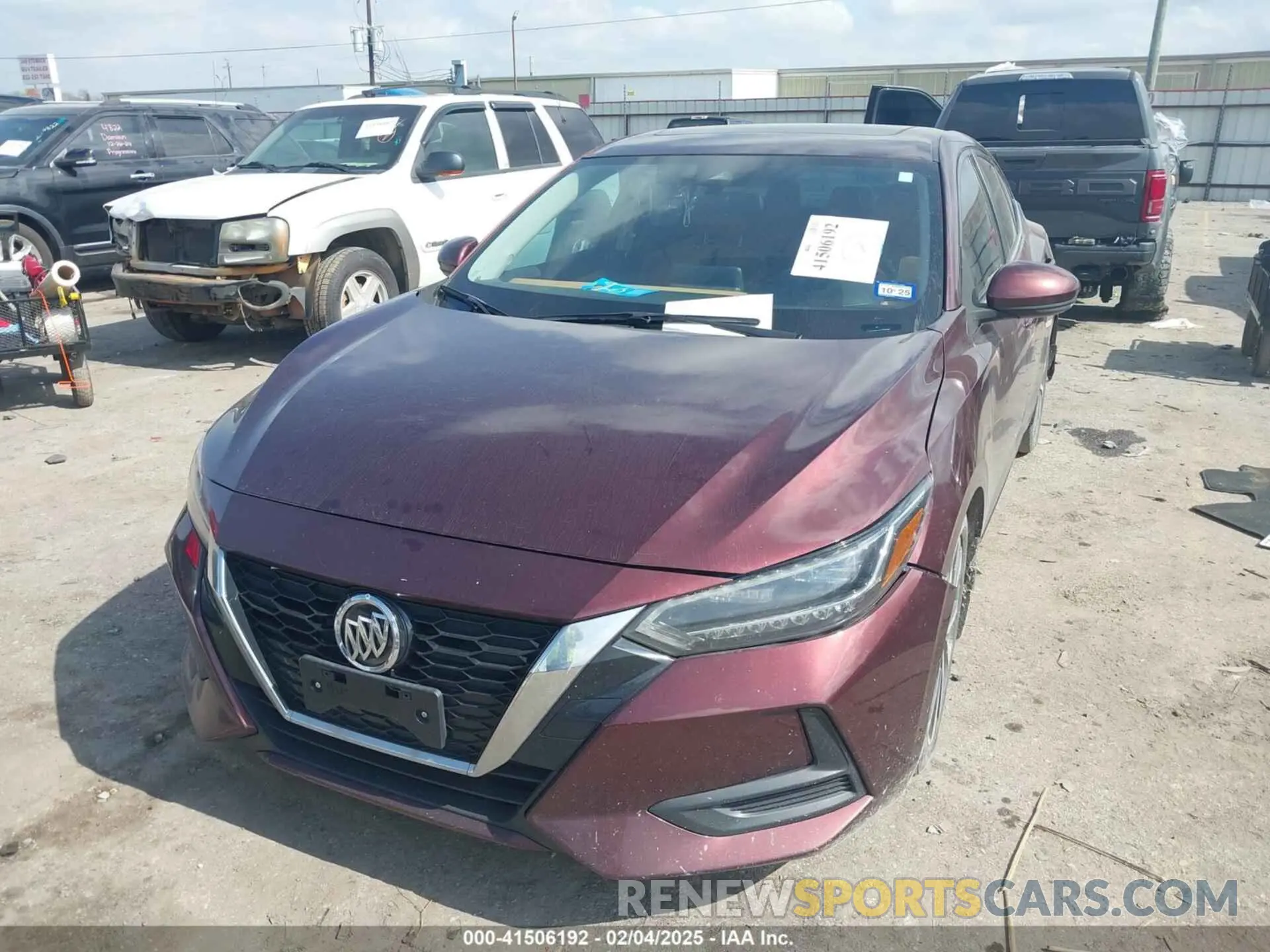6 fotografías del automóvil dañado 3N1AB8CV4LY233168 NISSAN SENTRA 2020