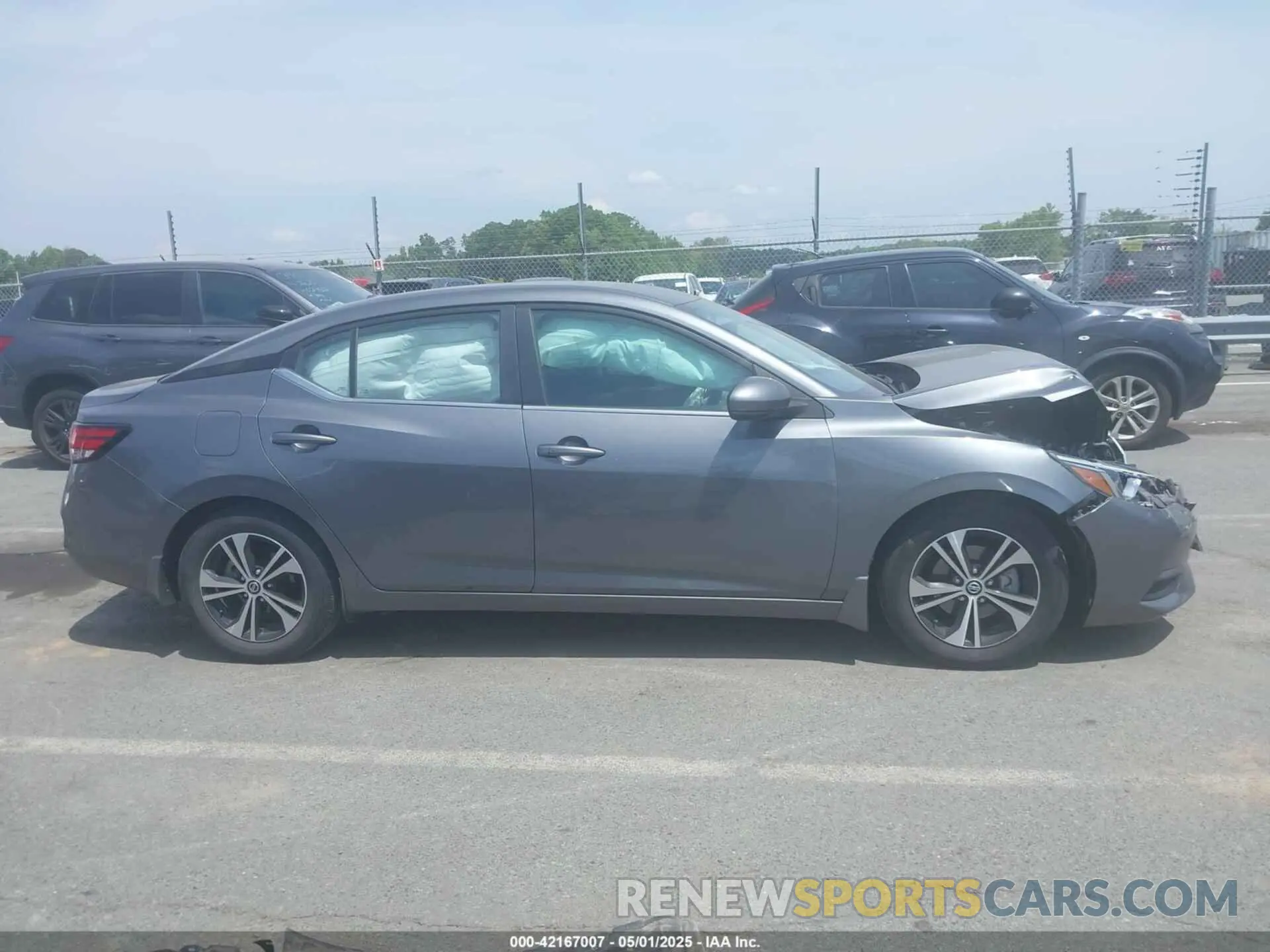 13 fotografías del automóvil dañado 3N1AB8CV4LY238936 NISSAN SENTRA 2020