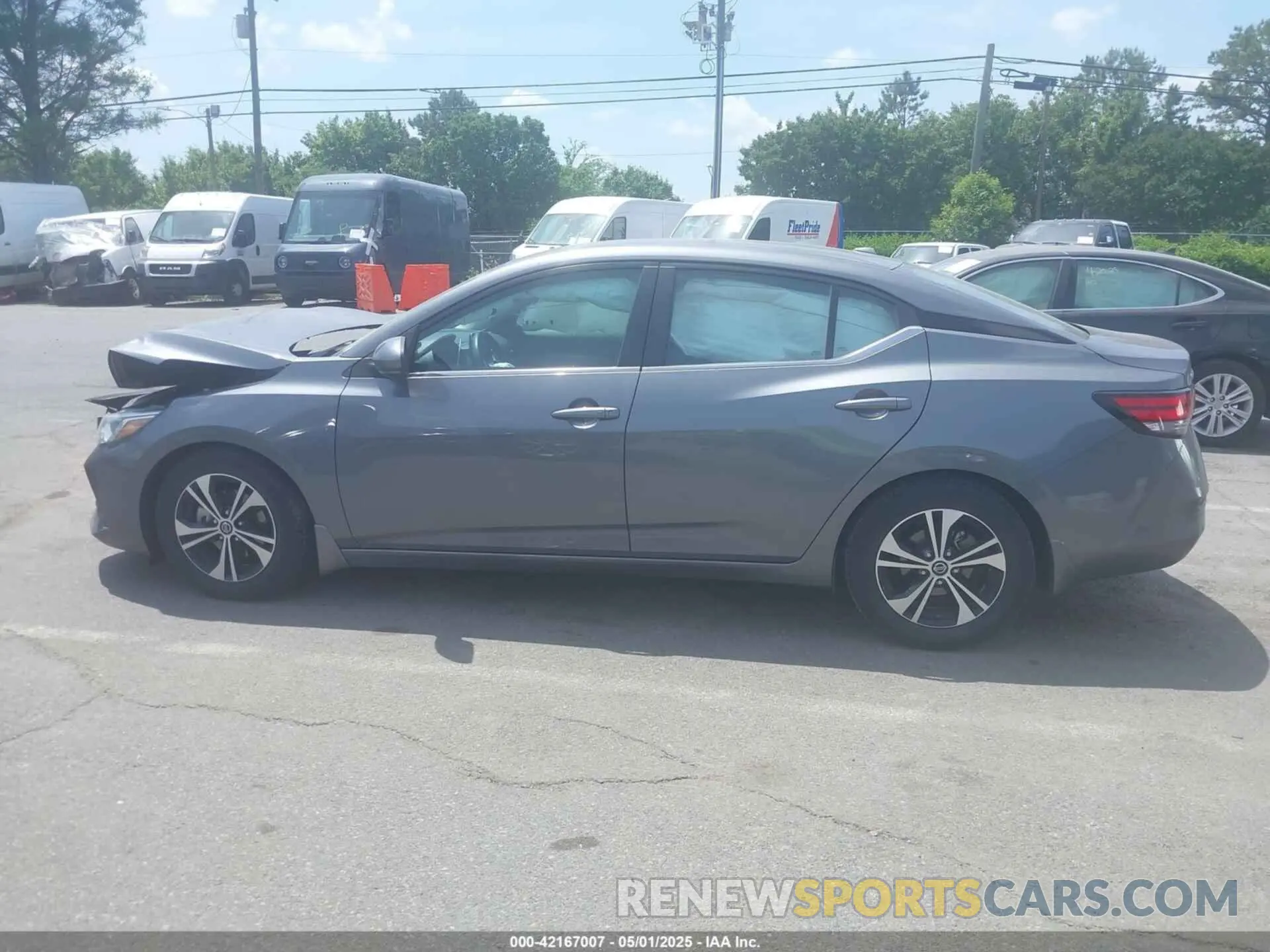 14 fotografías del automóvil dañado 3N1AB8CV4LY238936 NISSAN SENTRA 2020