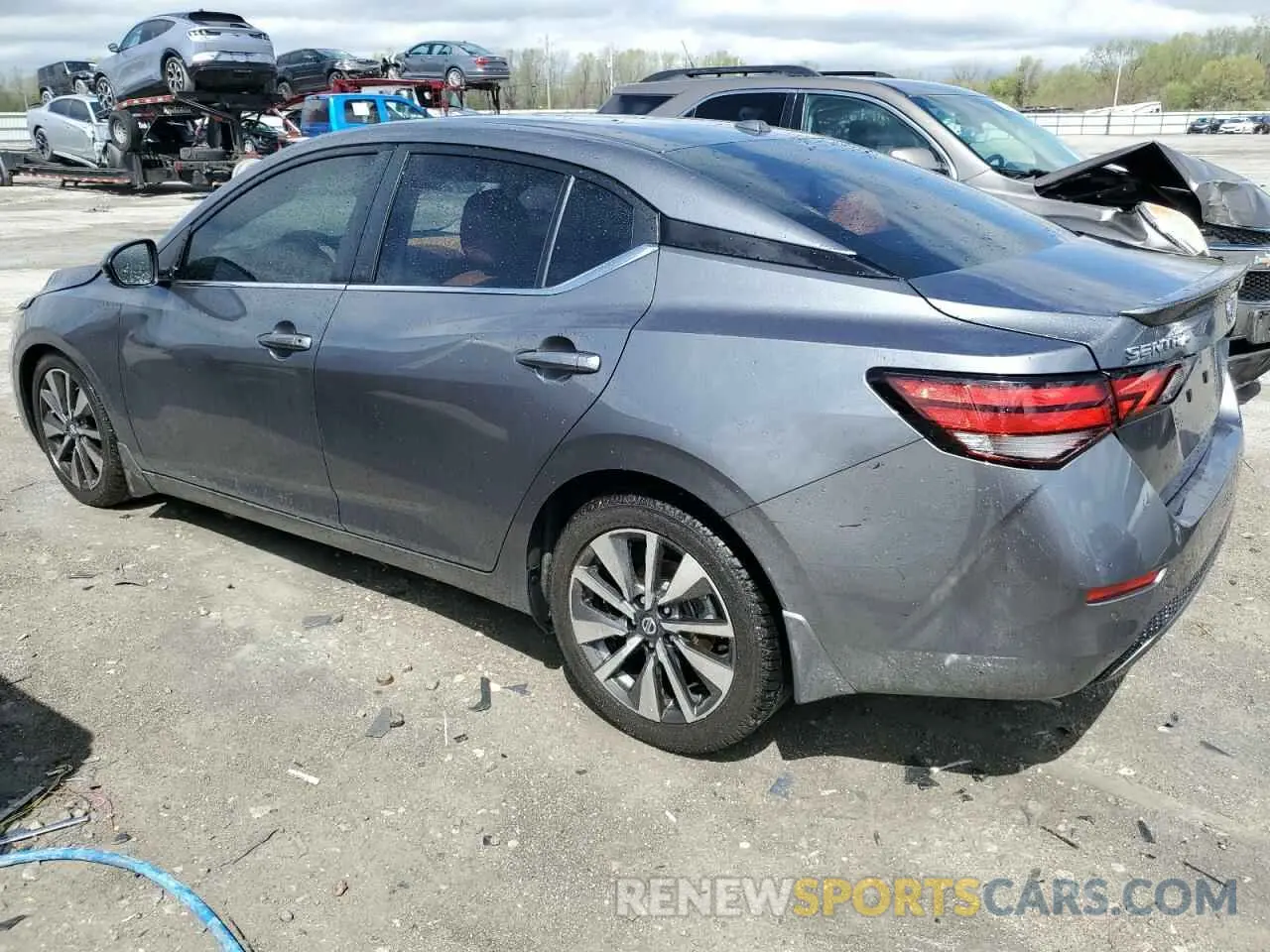 2 fotografías del automóvil dañado 3N1AB8CV4LY250584 NISSAN SENTRA 2020